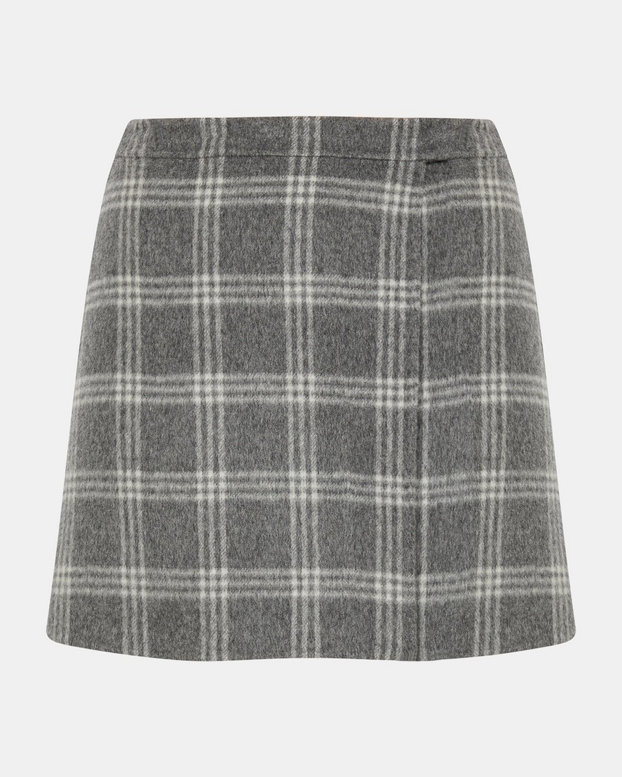[해외] Theory Double-Faced Snap Mini Skirt