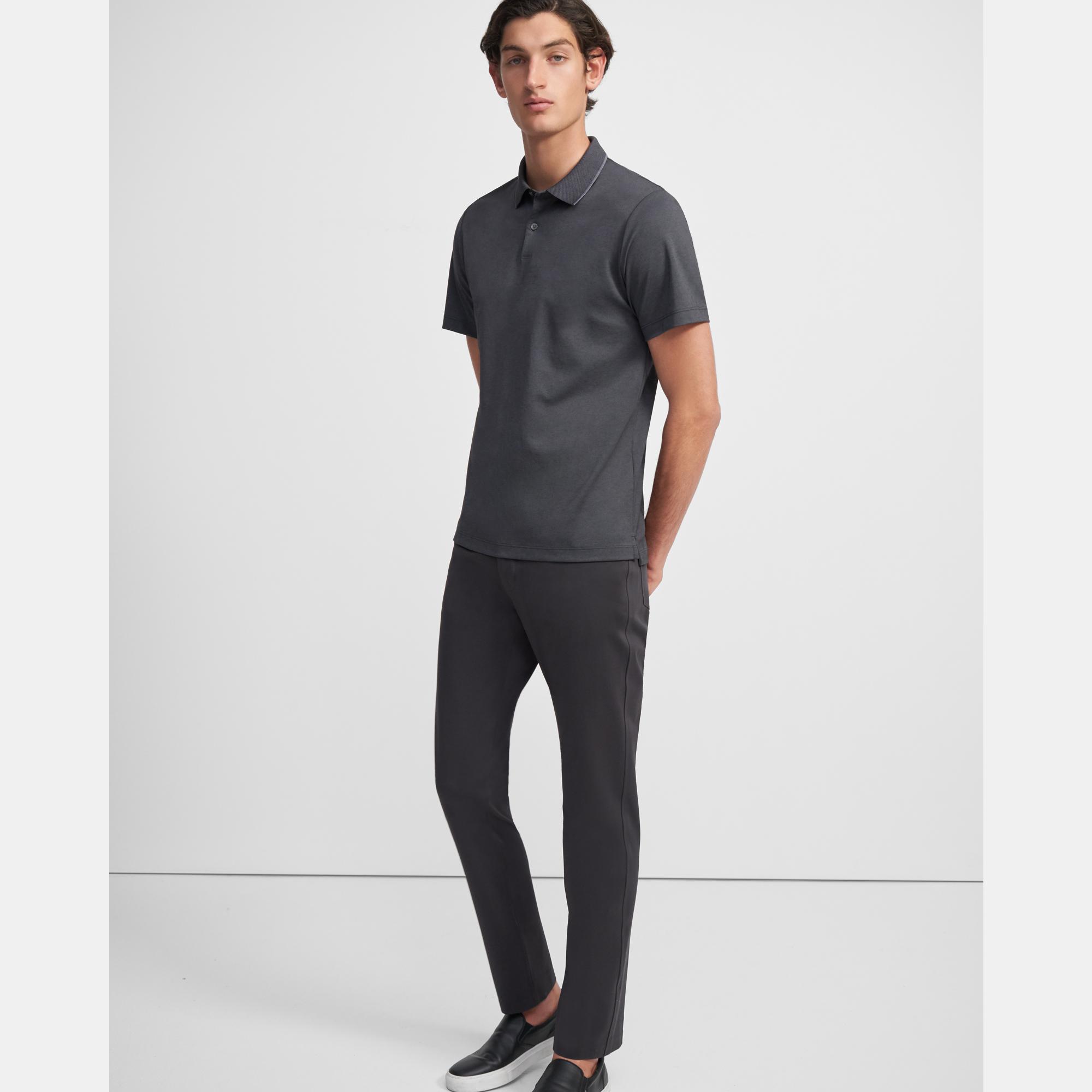 Theory Raffi 5-pocket Pant In Compact Ponte In Asphalt