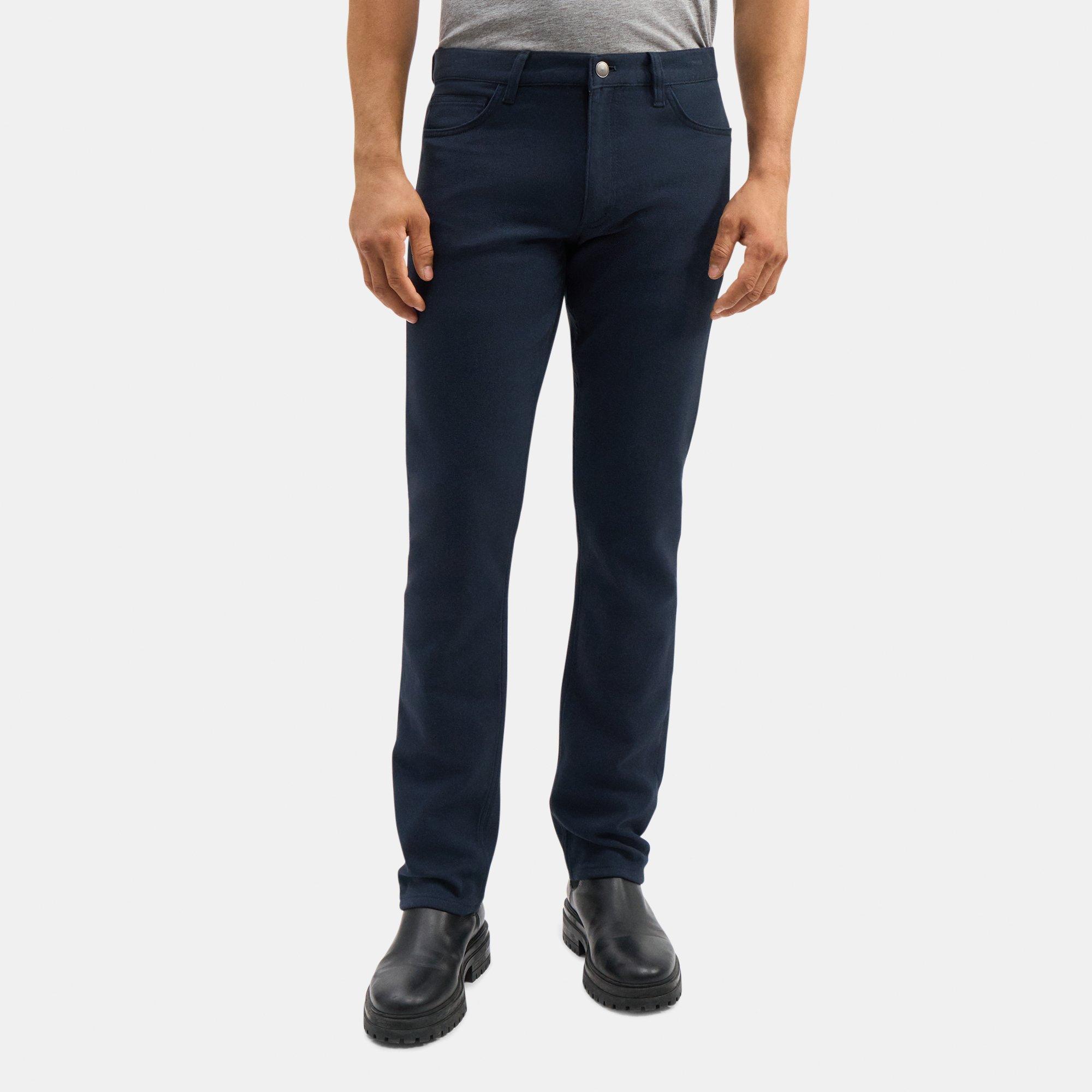 Theory Five-pocket Pant In Cotton Twill Mélange