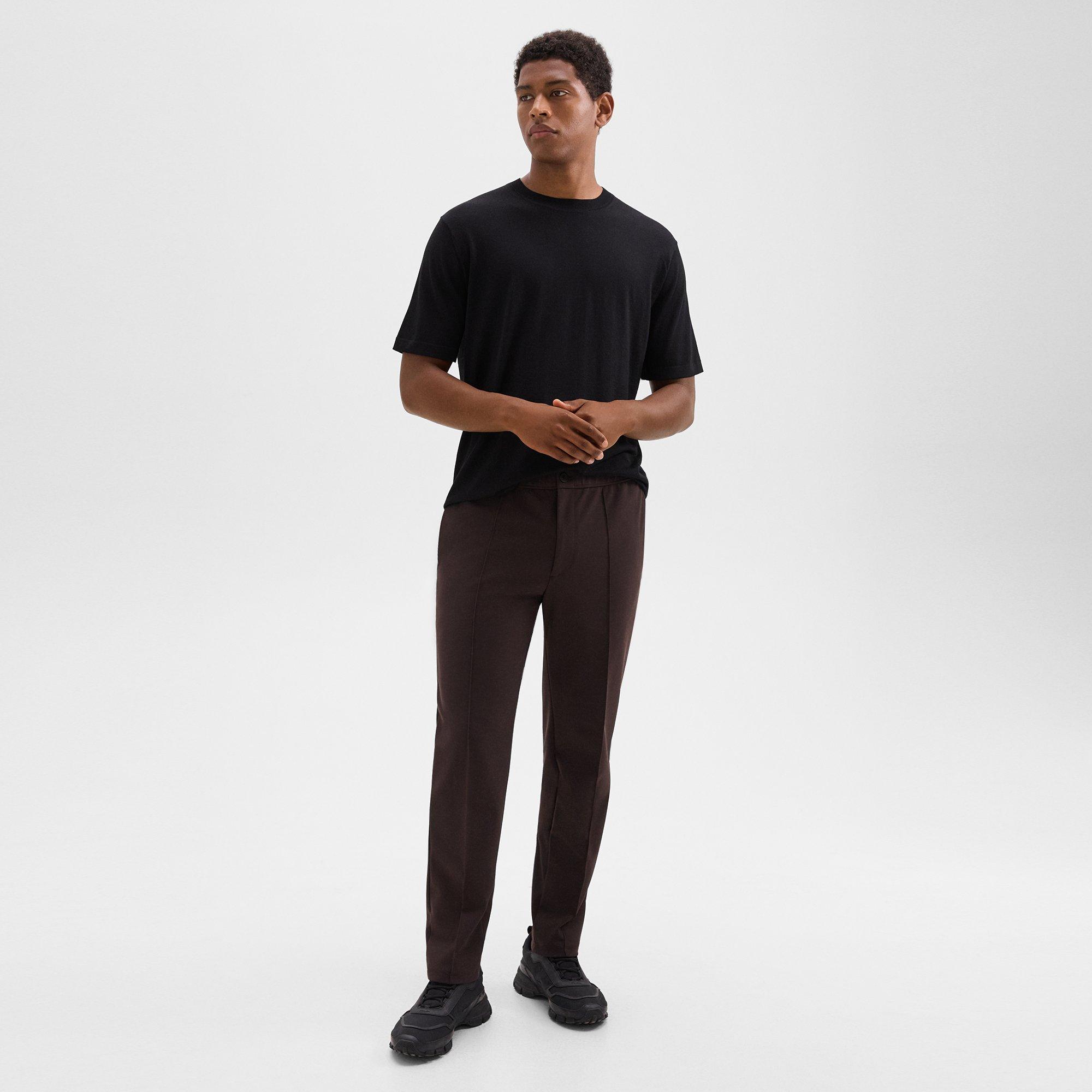 THEORY CURTIS DRAWSTRING PANT IN PRECISION PONTE 