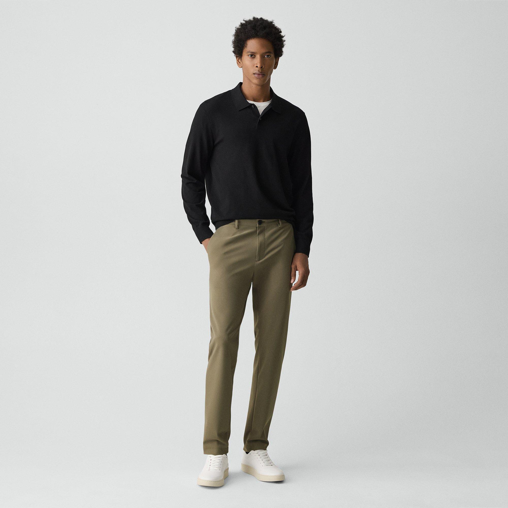 Theory Zaine Pant In Precision Ponte In Gray