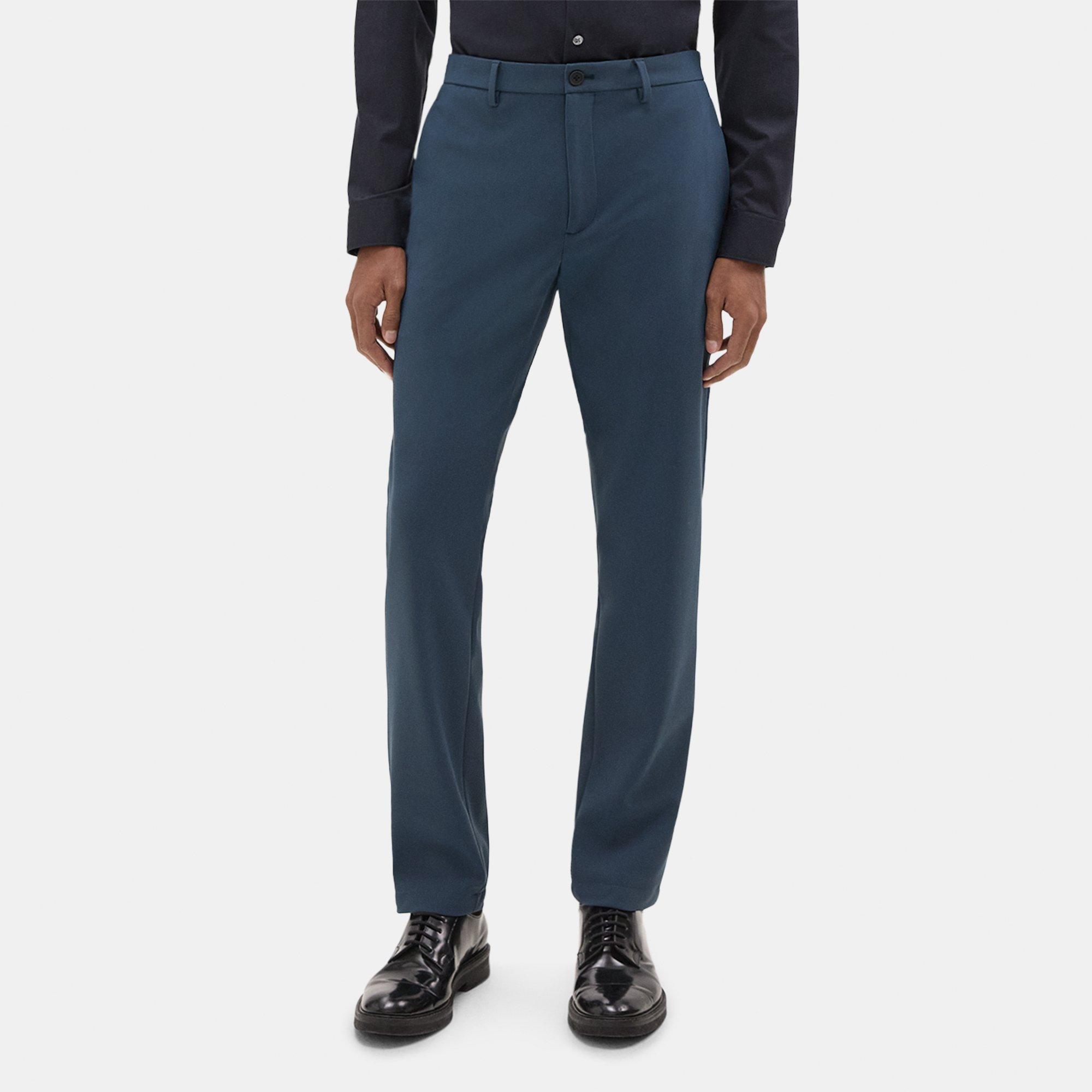 Theory Zaine Pant In Precision Ponte In Deep Sea Blue