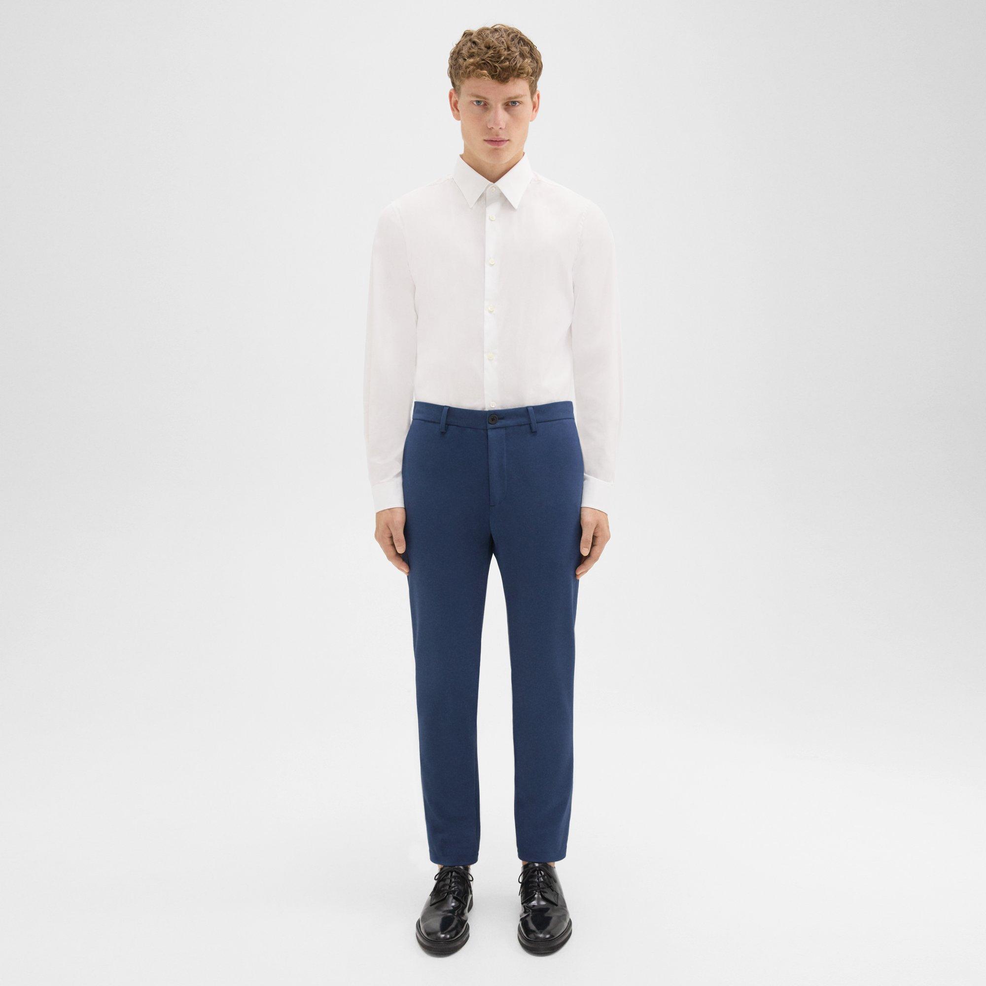 Theory Zaine Pant In Precision Ponte In Deep Atlantic