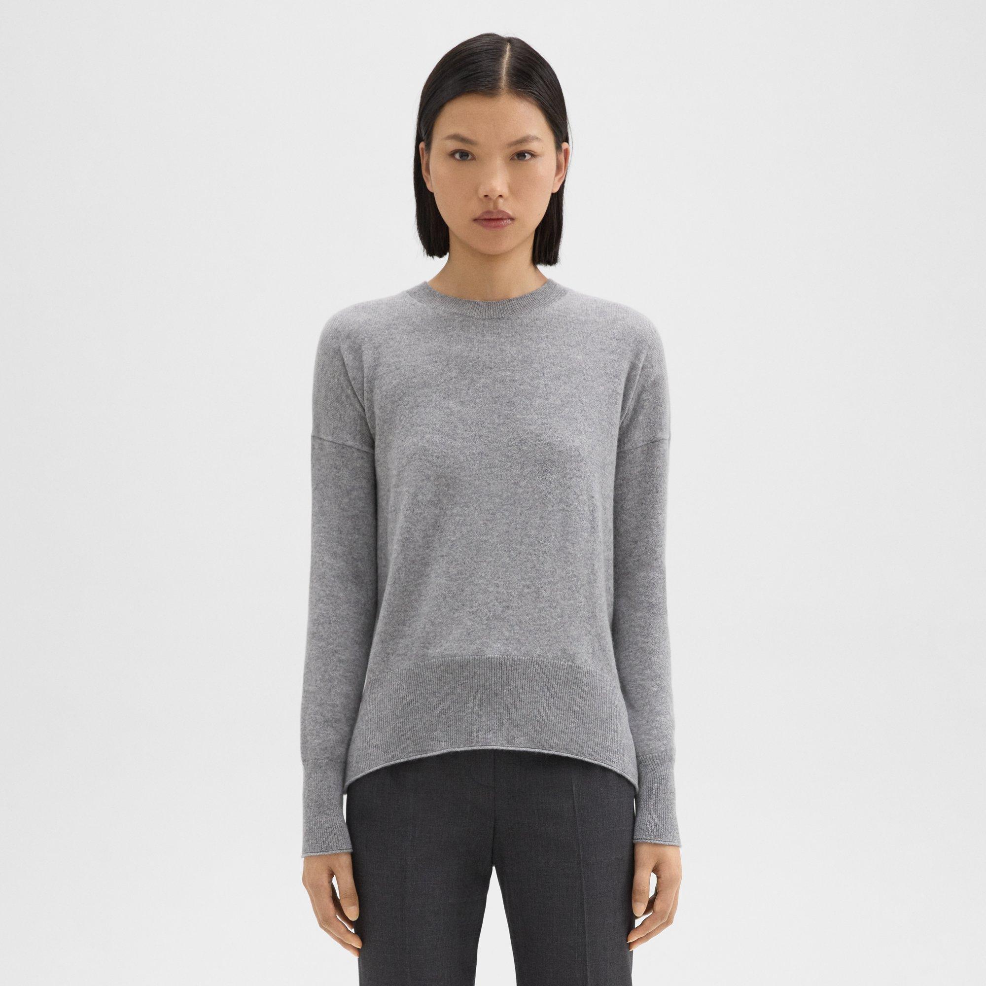 Theory Karenia Jumper In Cashmere In Husky