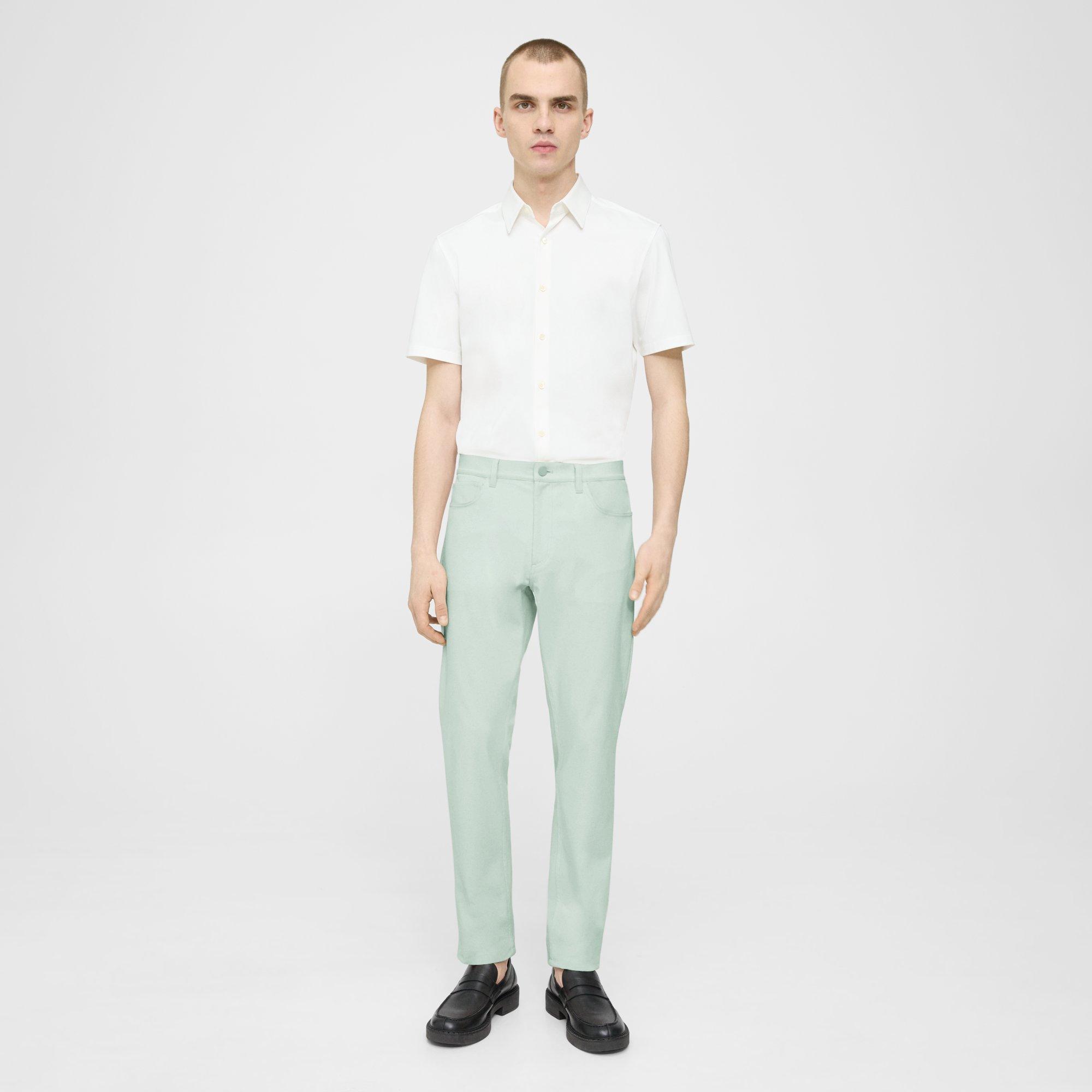 Theory Raffi 5-pocket Pant In Neoteric Twill In Blue Surf