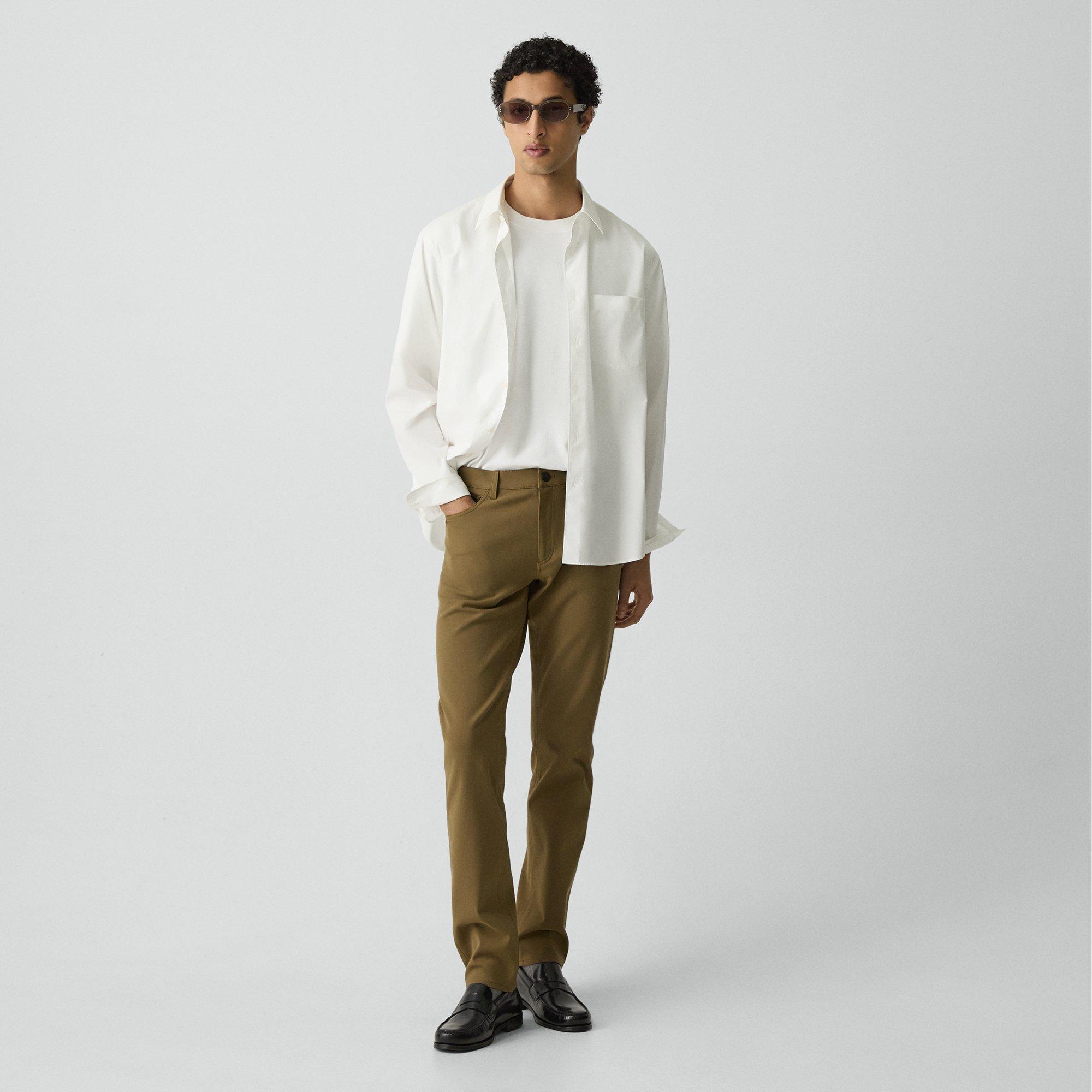 Theory Raffi 5-pocket Pant In Neoteric Twill In Green