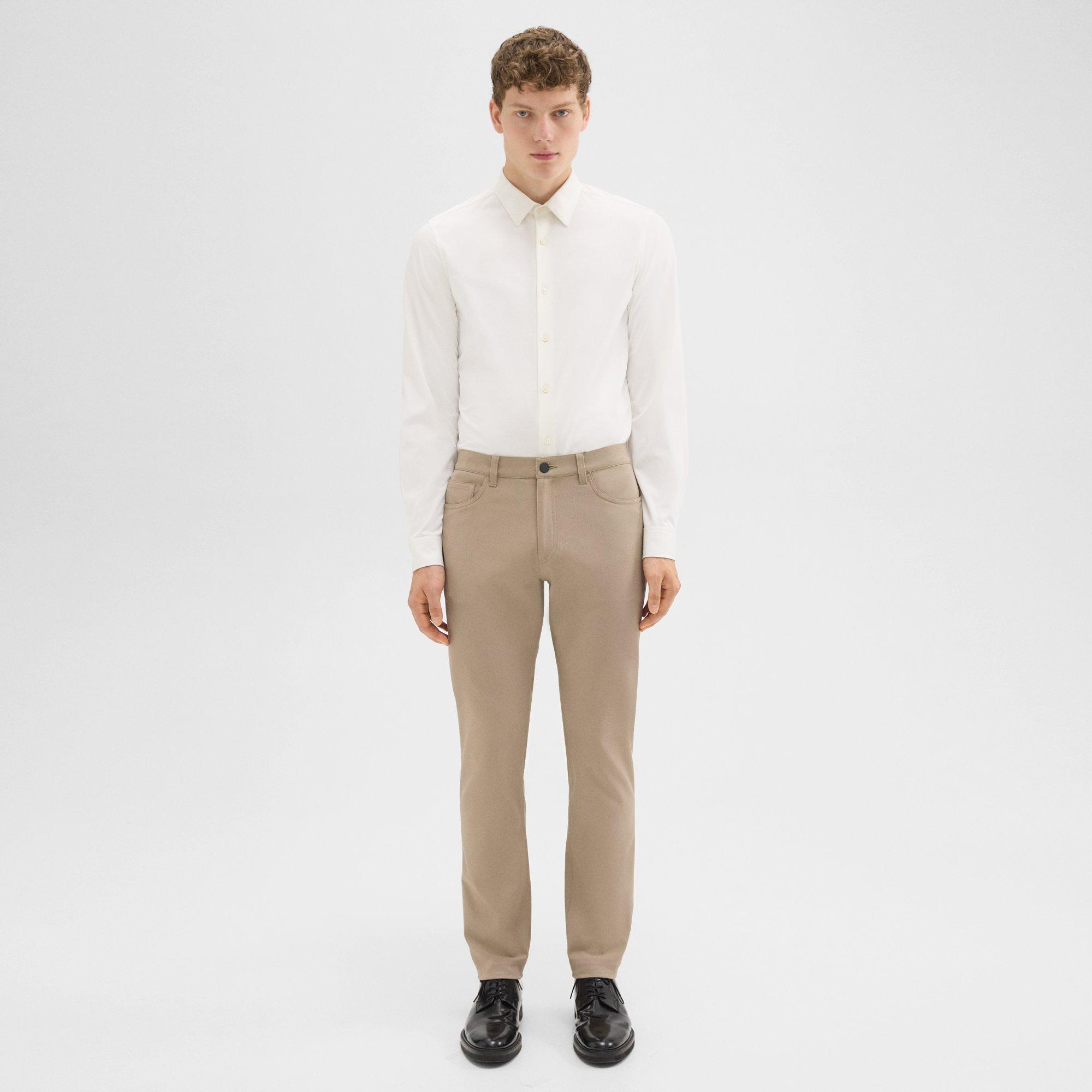 Theory Raffi 5-pocket Pant In Neoteric Twill In Bark