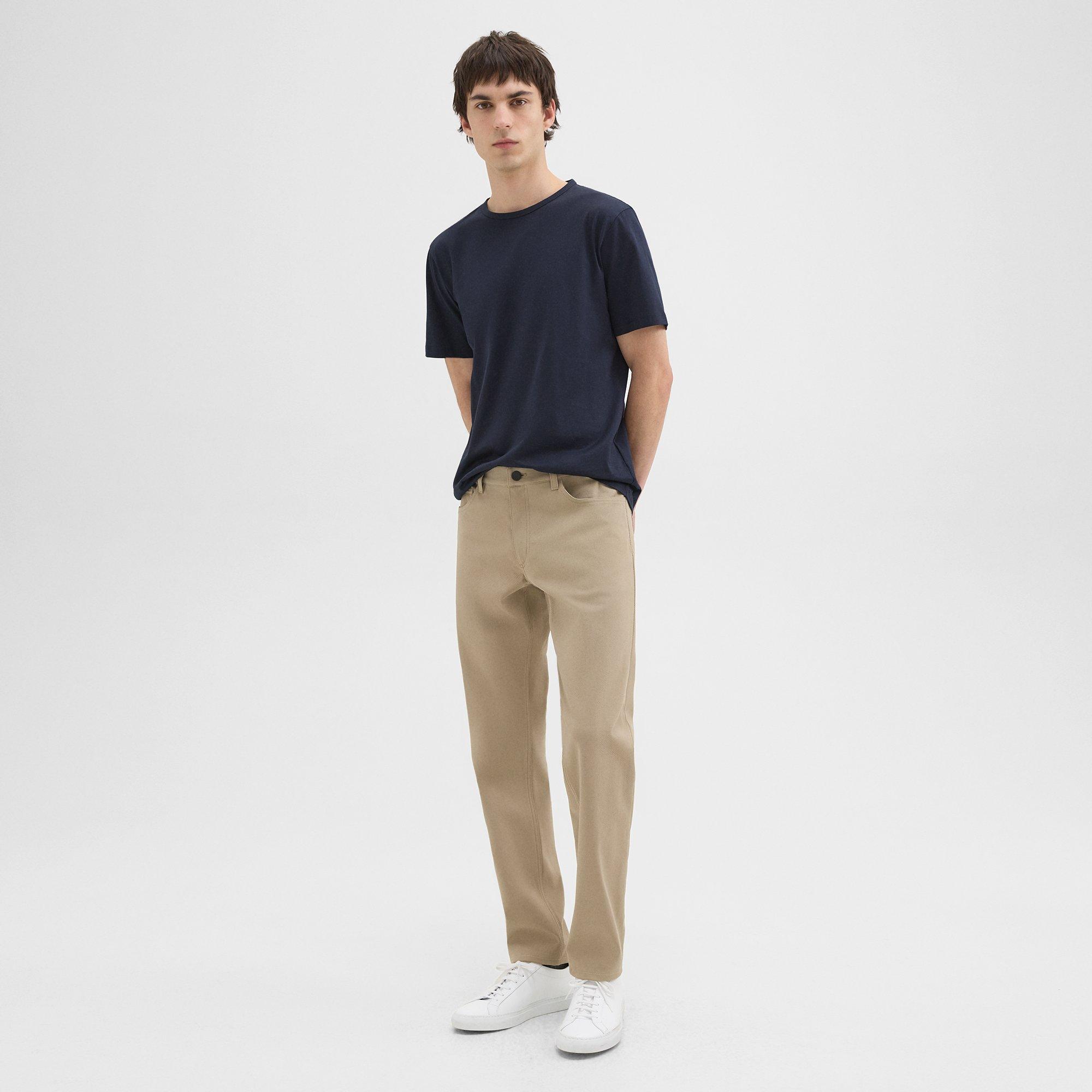 Theory Raffi 5-pocket Pant In Neoteric Twill In Bark