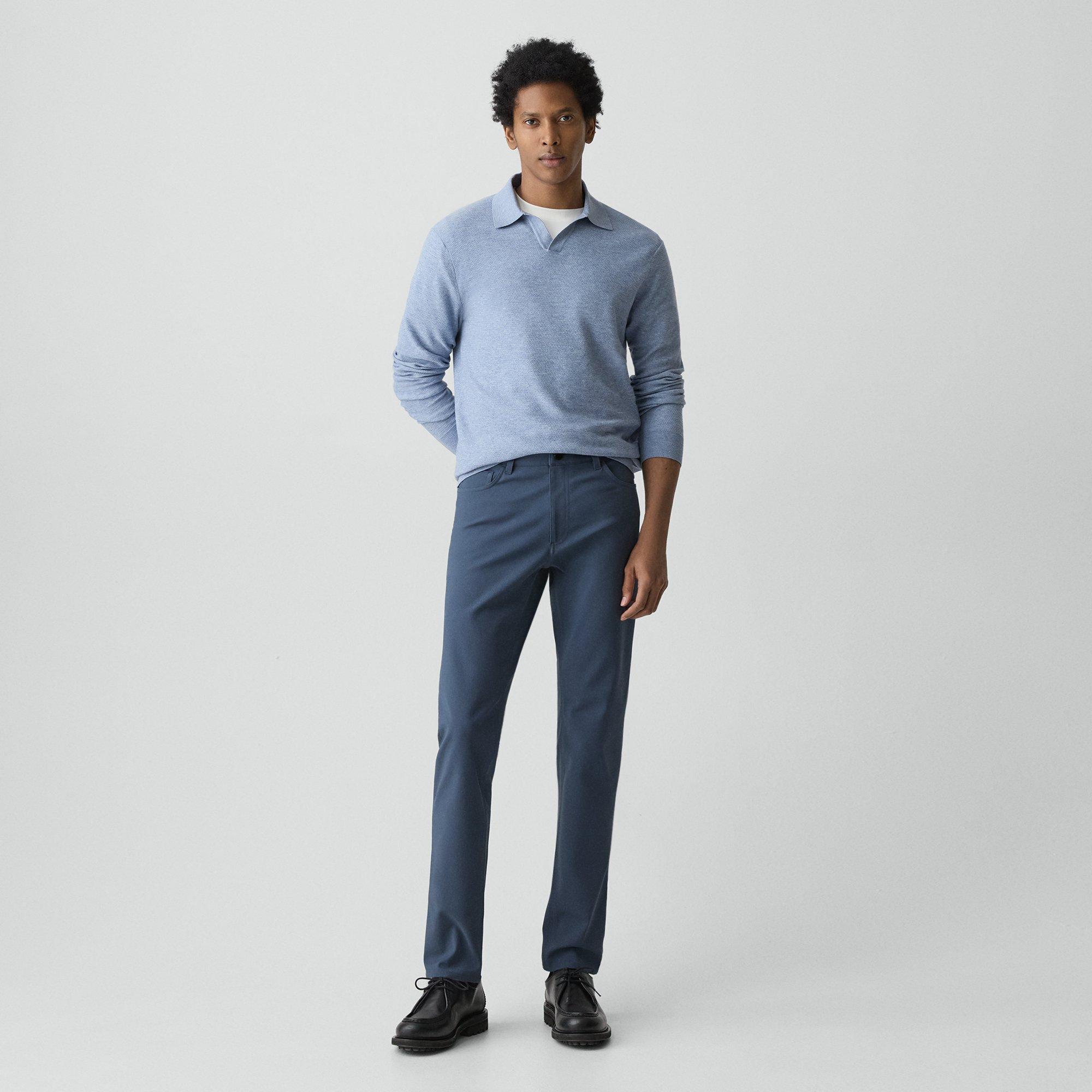 Theory Raffi 5-pocket Pant In Neoteric Twill In Blue