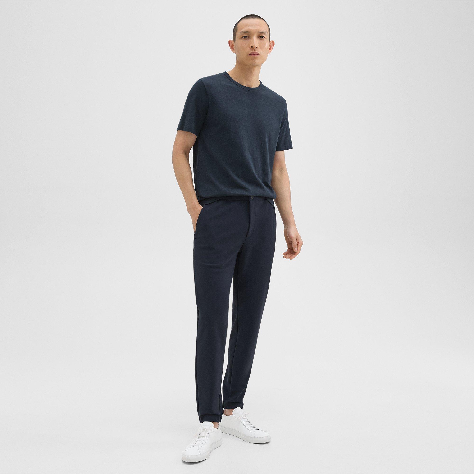 Theory Terrance Jogger In Precision Ponte In Baltic