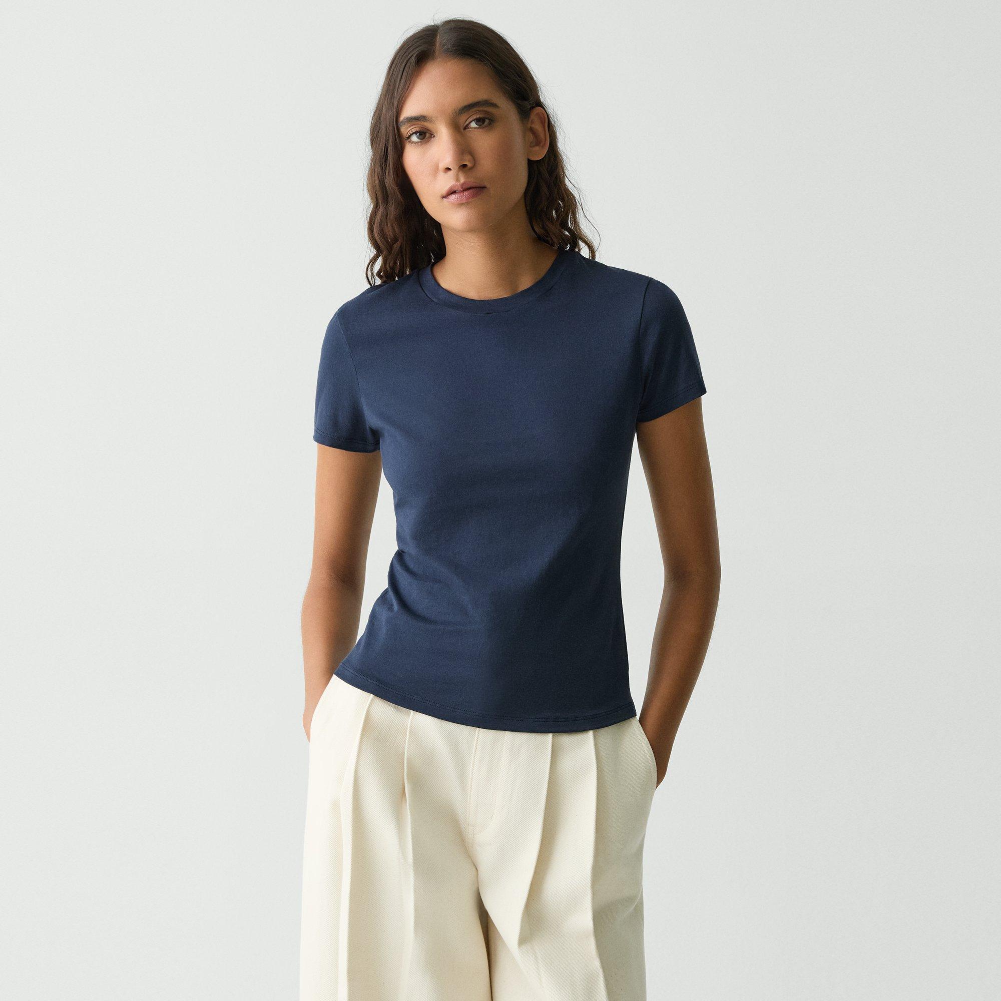 Tiny Long-Sleeve Tee in Organic Cotton