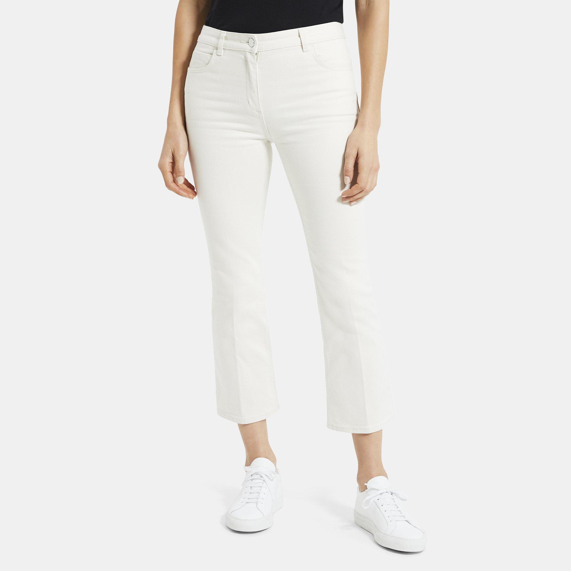 Theory Jeans In Ecru