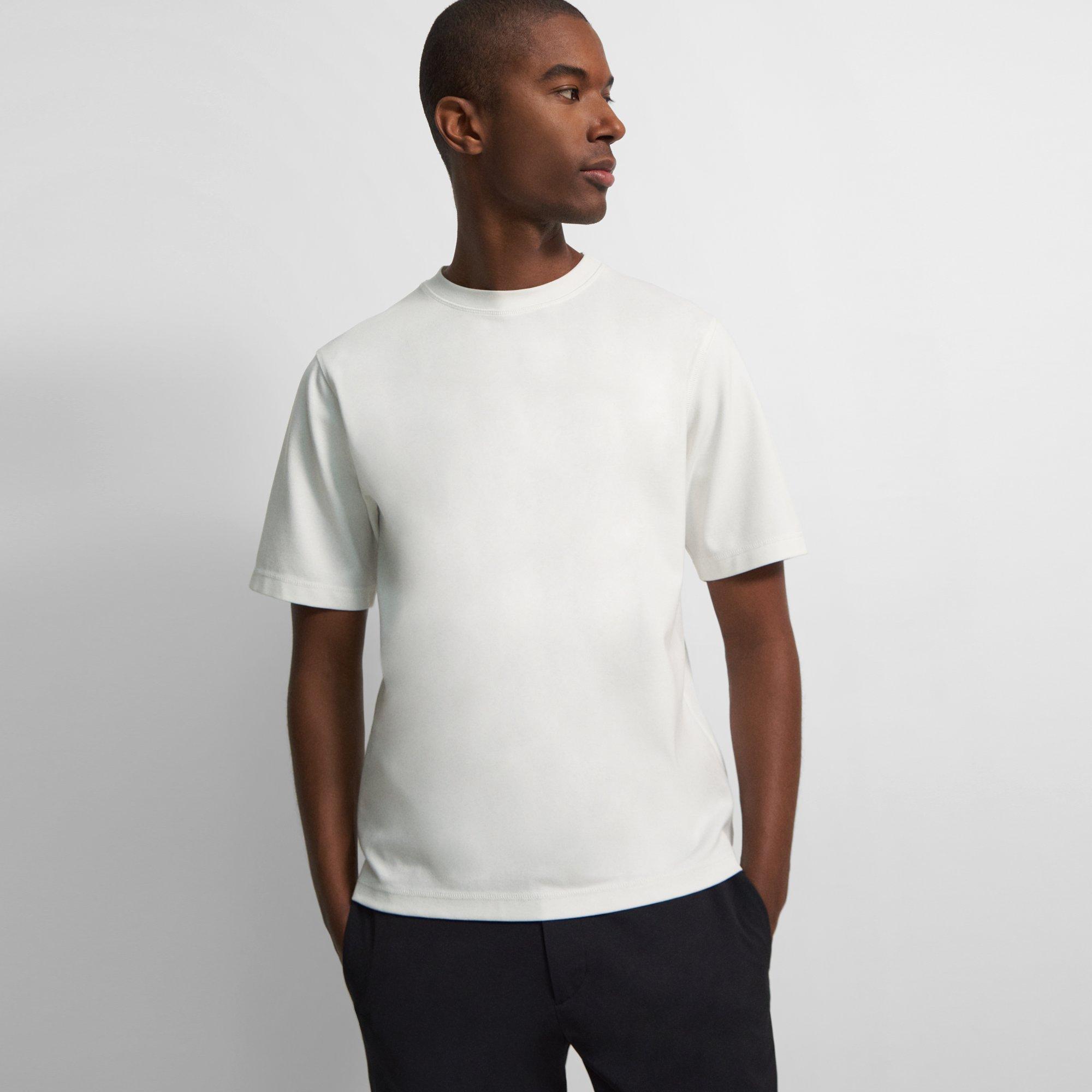 Shop Theory Ryder Tee In Relay Jersey In White