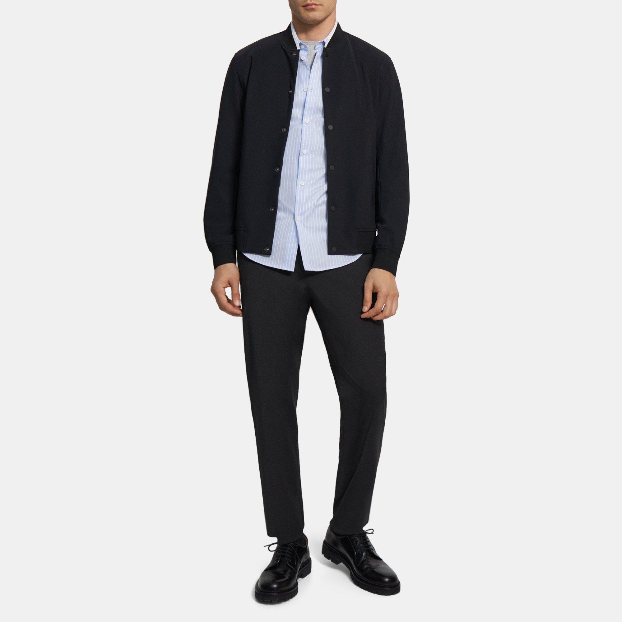 Theory Murphy Baseball Jacket In Black