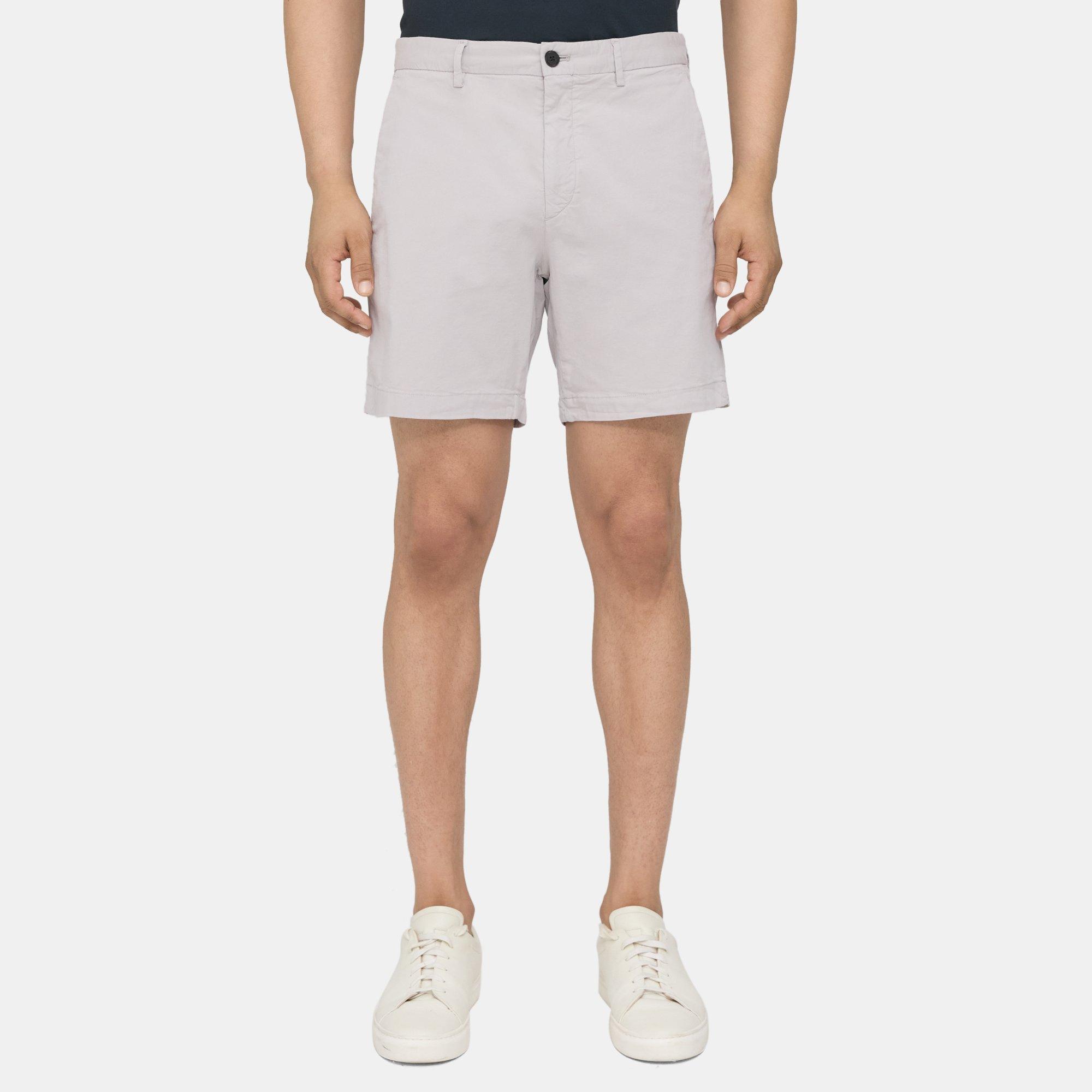 Theory Classic-fit 7" Short In Organic Cotton In Multi