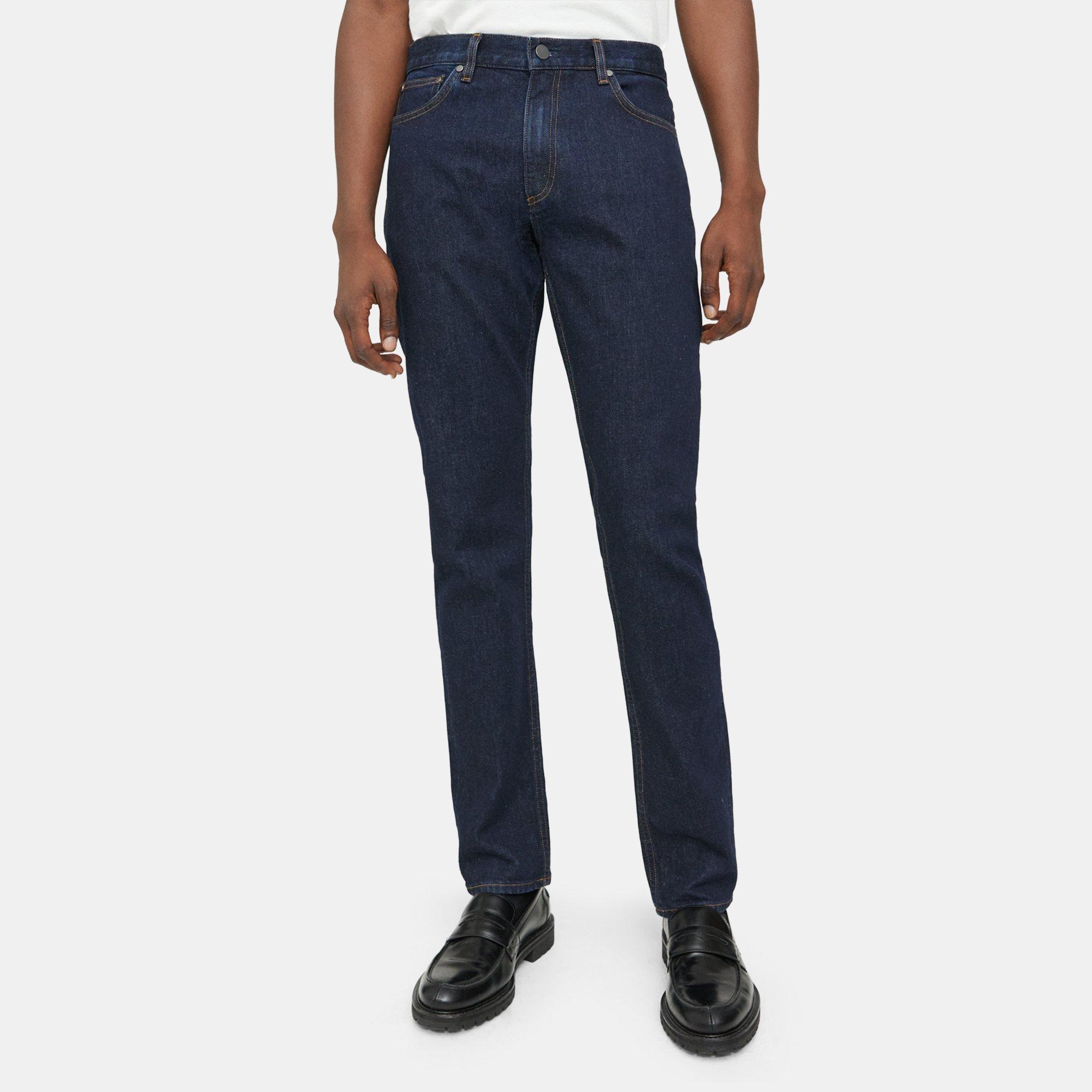 Theory Slim Fit Jean In Stretch Denim In Rinsed Indigo