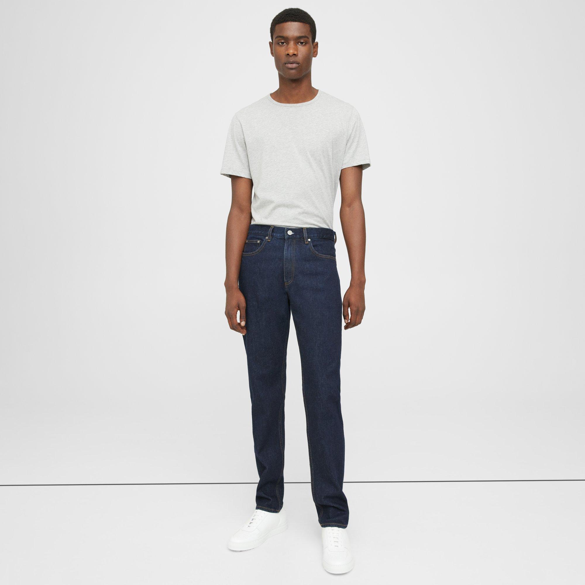 Theory Athletic Fit Jean In Stretch Denim In Rinsed Indigo