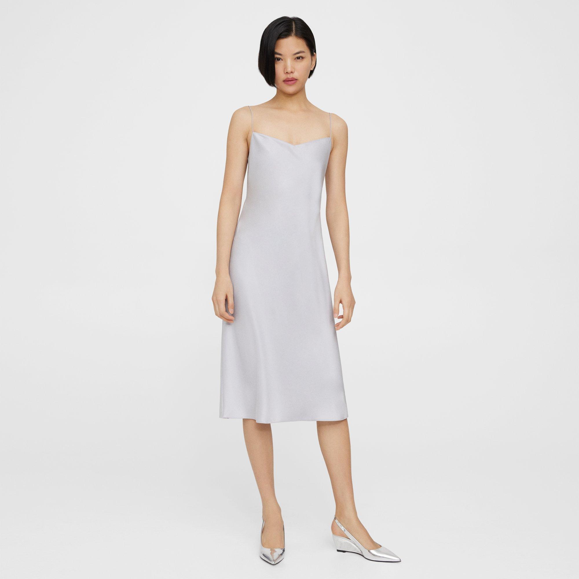 Theory silk shop slip dress