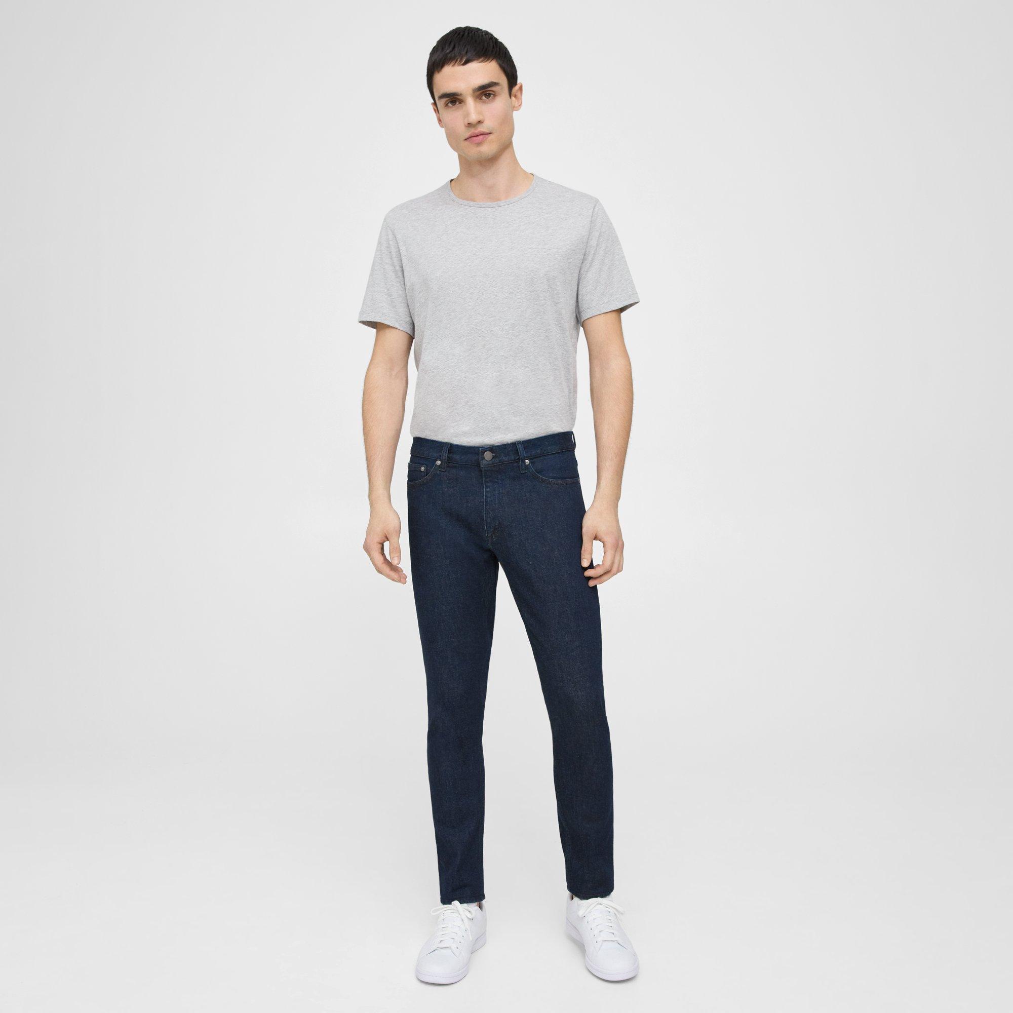 Theory Skinny Fit Jean In Stretch Denim In Rinsed Indigo