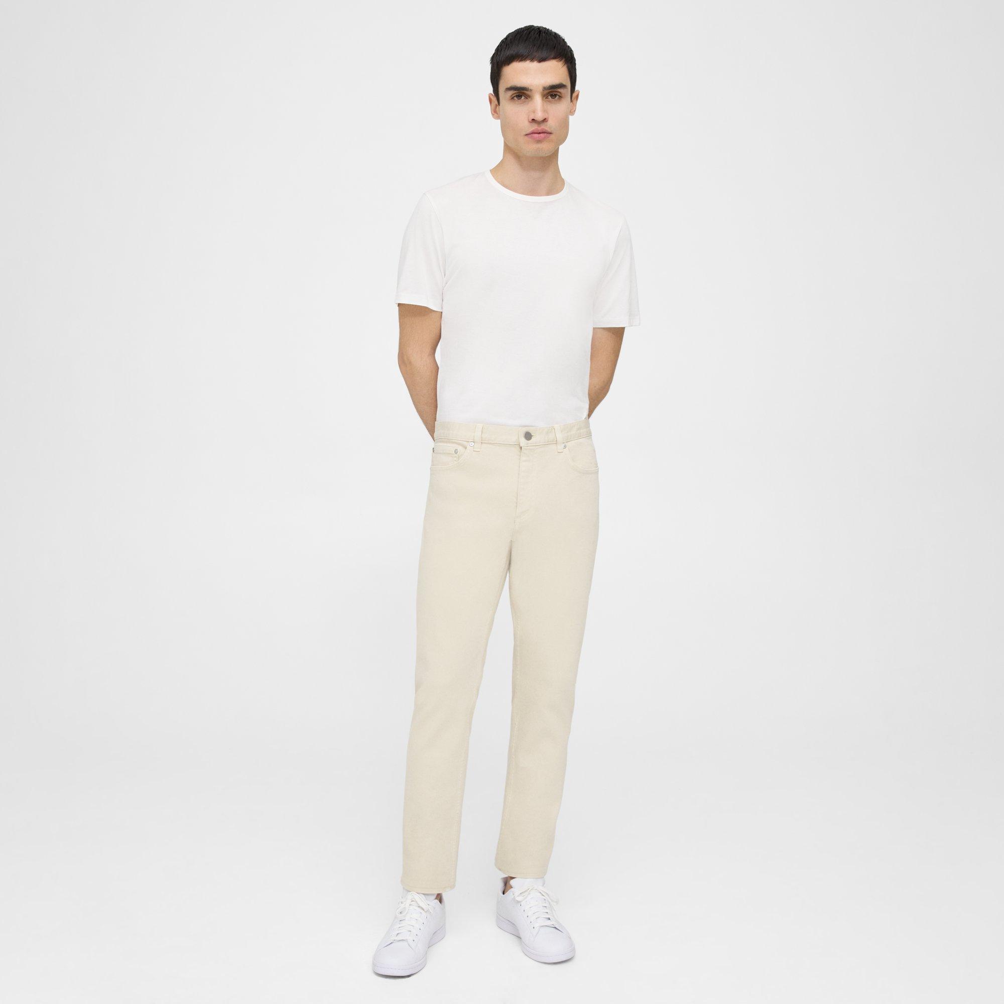 Theory Slim Fit Jean In Stretch Denim In Sand