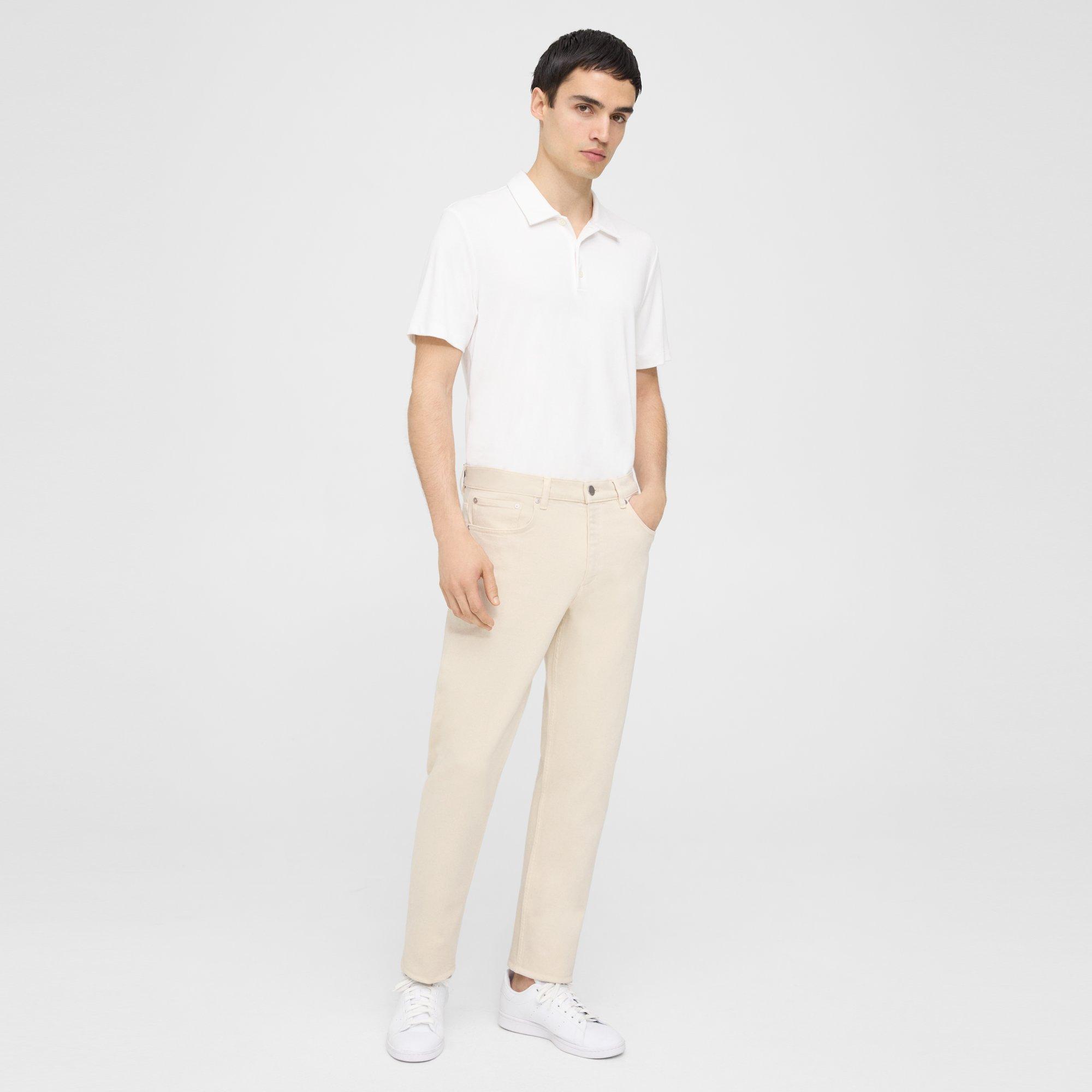 Theory Athletic Fit Jean In Stretch Denim In Sand