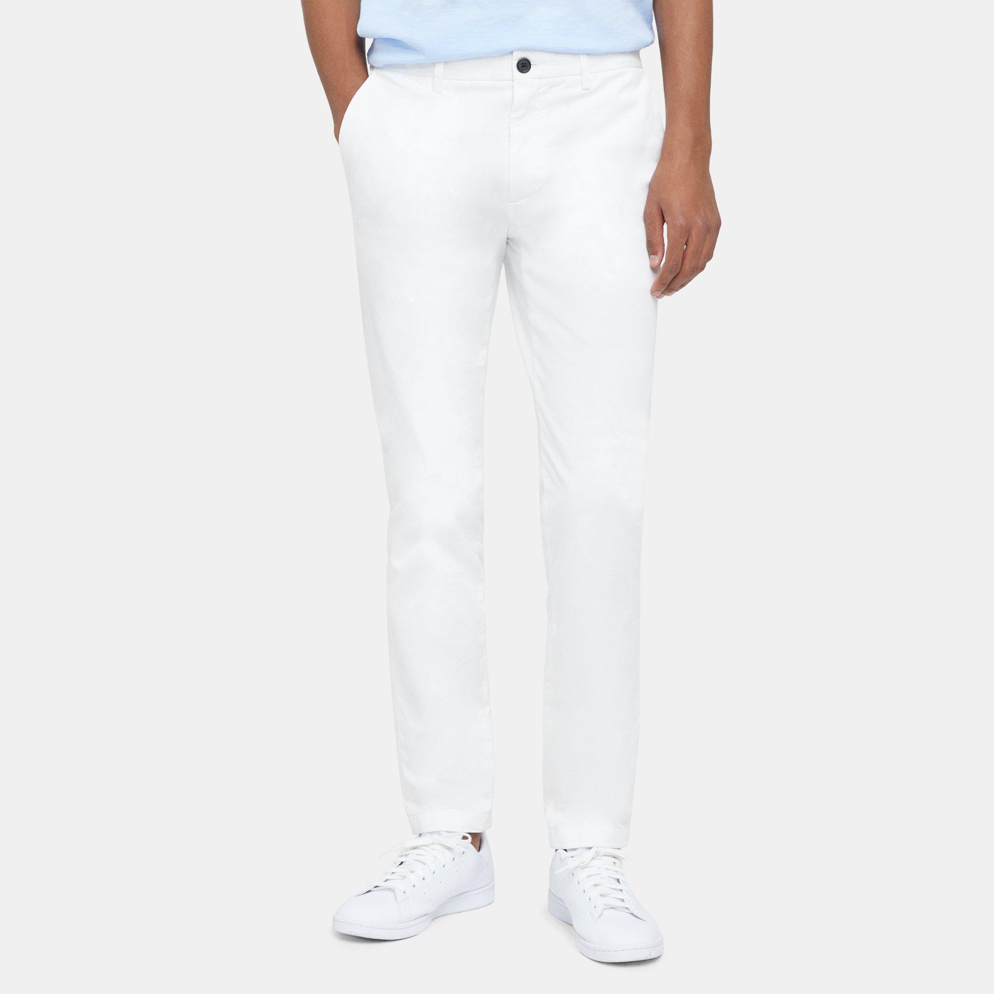 Theory Zaine Gd. Patton Plus Pants In White | ModeSens