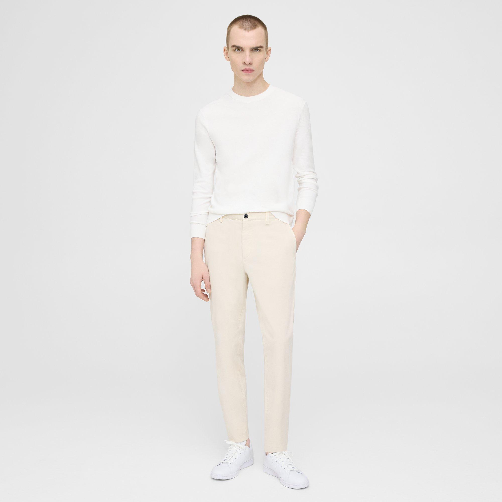 Theory Zaine Pant In Organic Cotton In Sand
