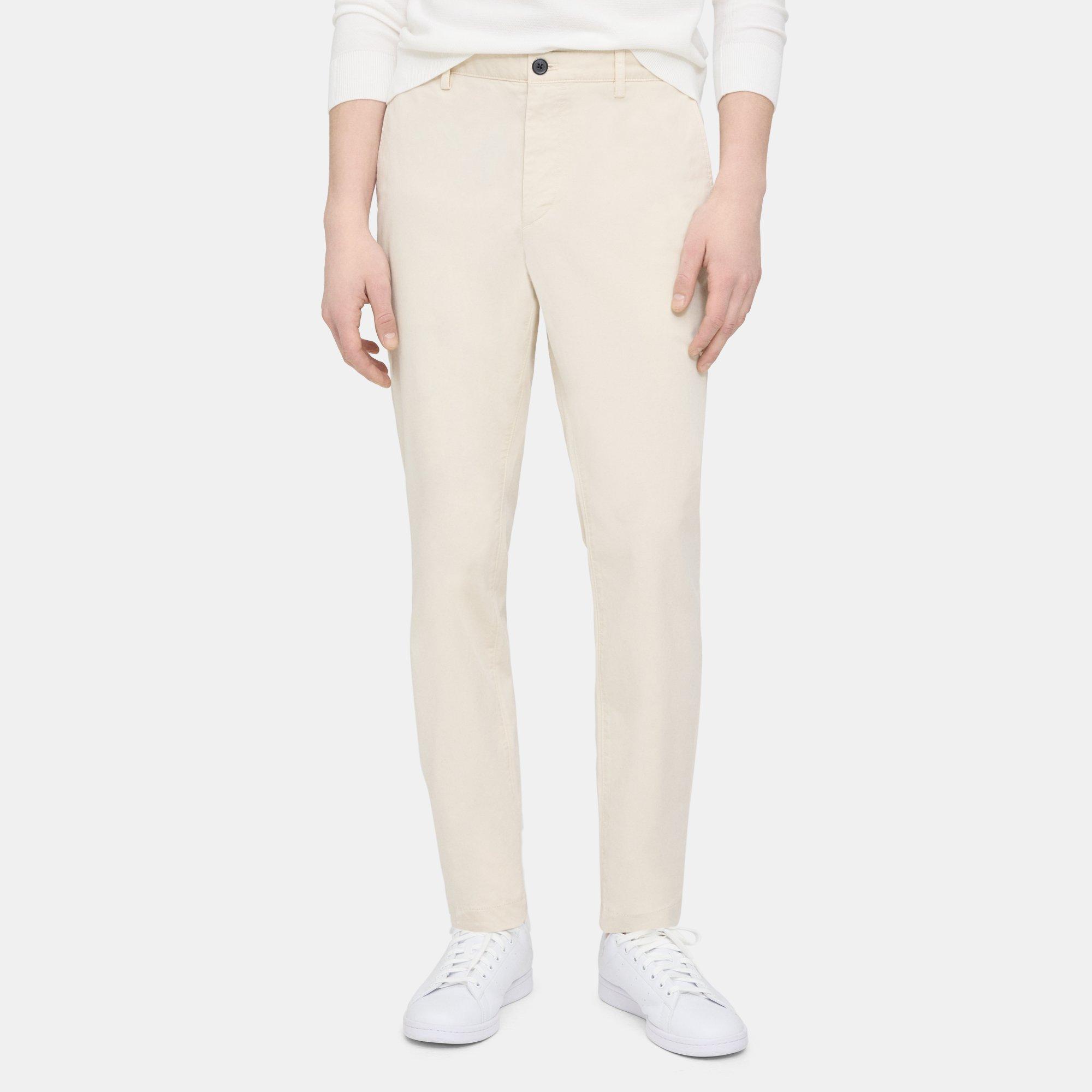 Theory Zaine Pant In Organic Cotton In Sand