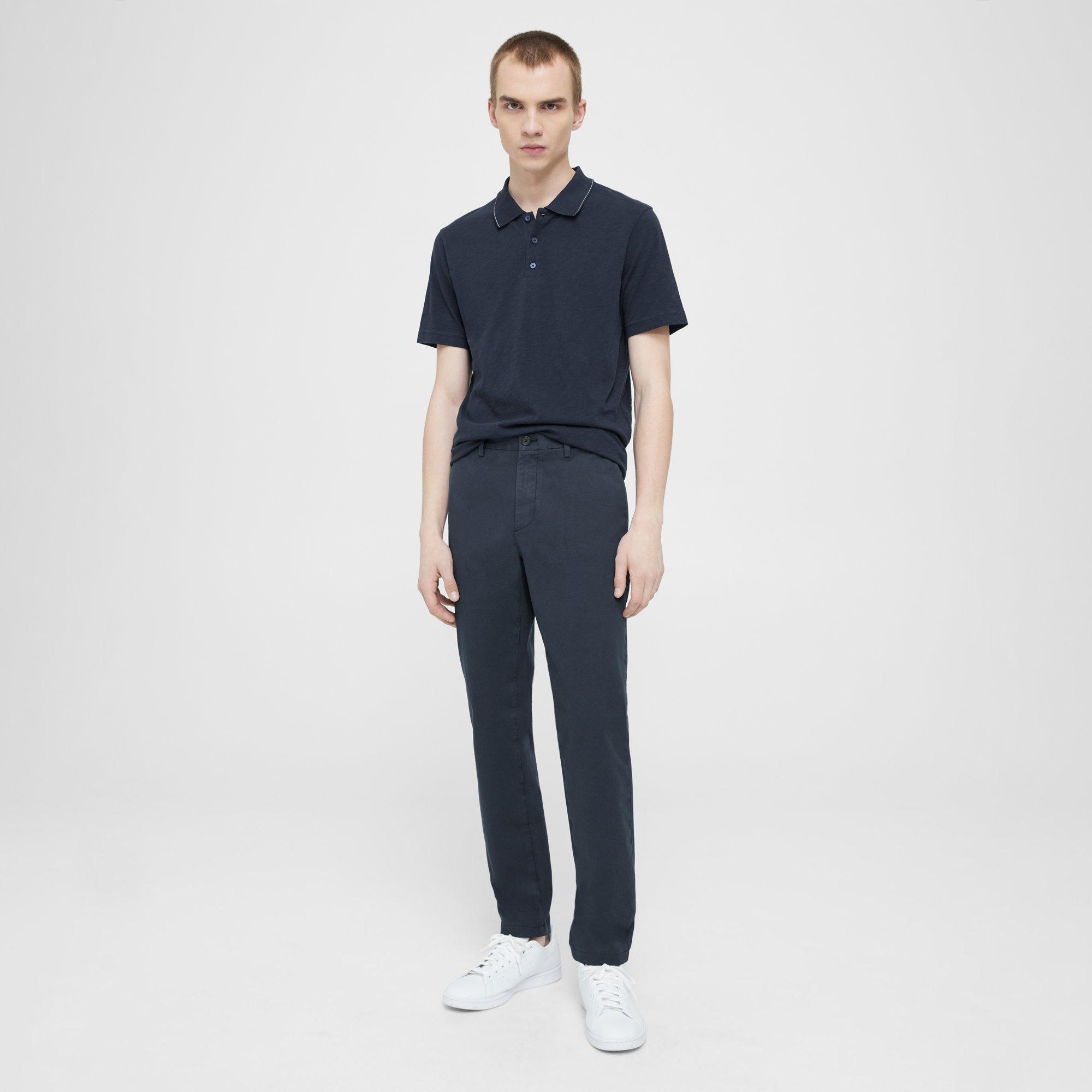 Theory Zaine Pant In Organic Cotton In Baltic