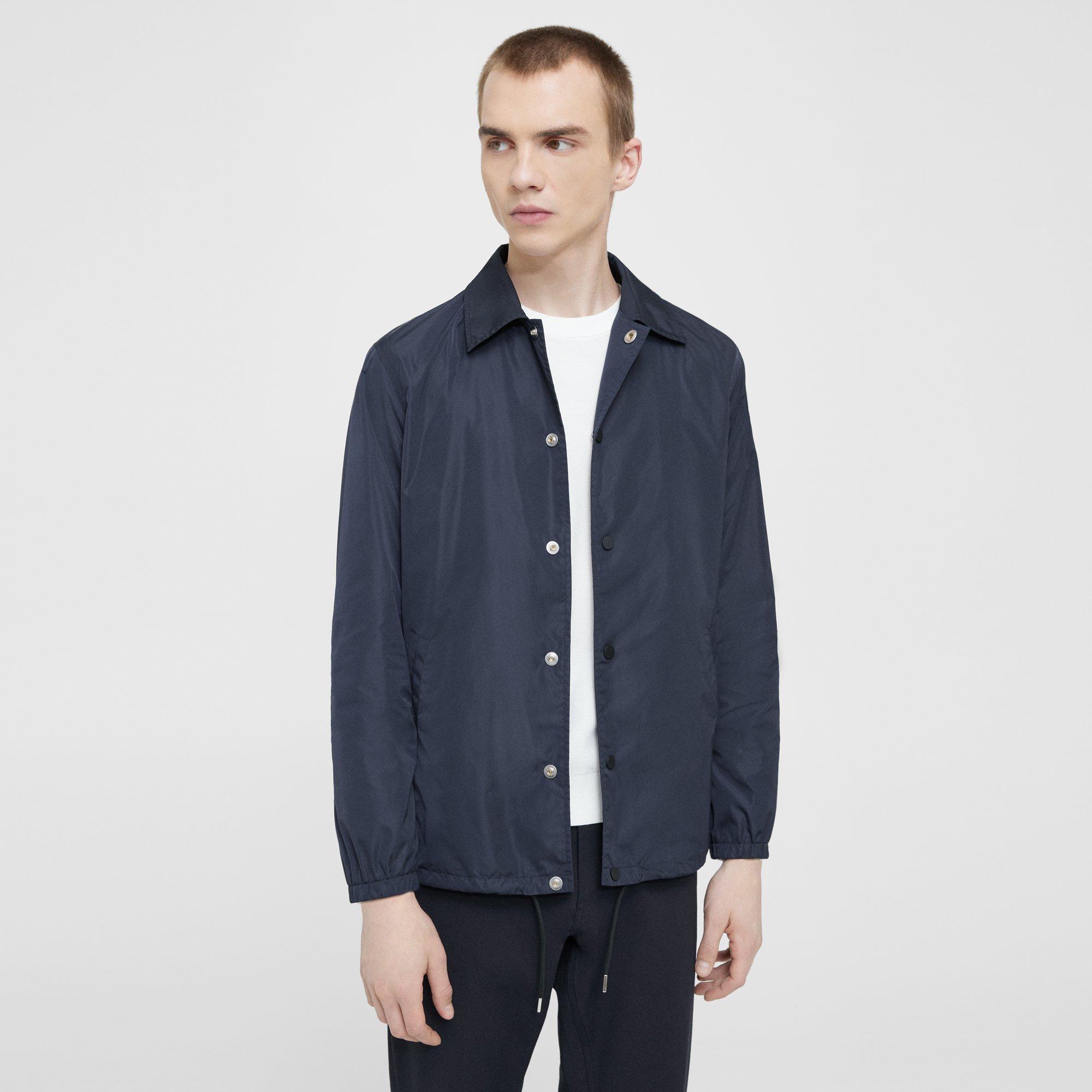 Theory Nacy City Coach Jacket In Baltic