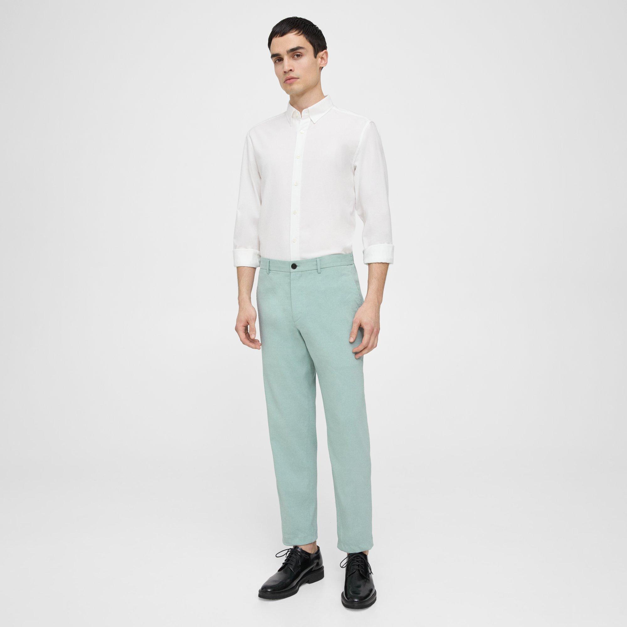 Theory Curtis Slim Fit Pants In Blue Surf