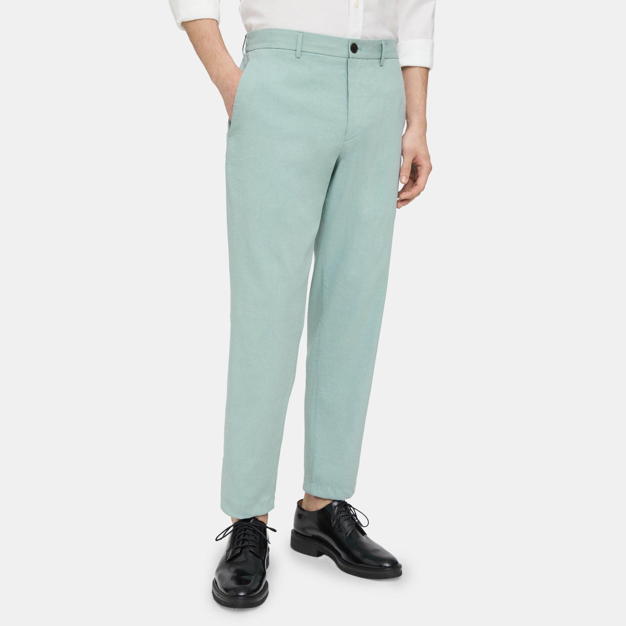 Theory Curtis Slim Fit Pants In Blue Surf