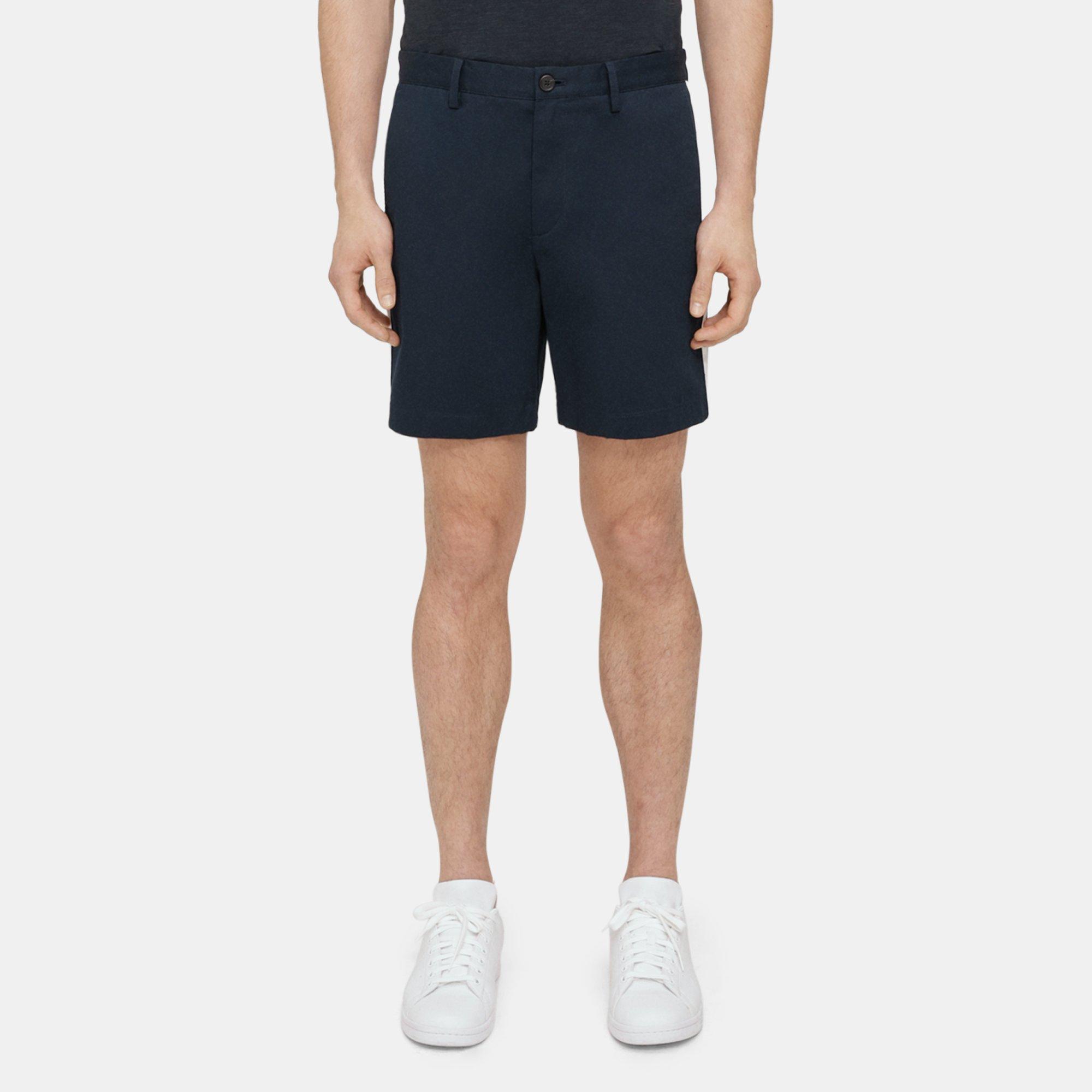 Theory Men's Zaine Neoteric Twill Shorts In Baltic