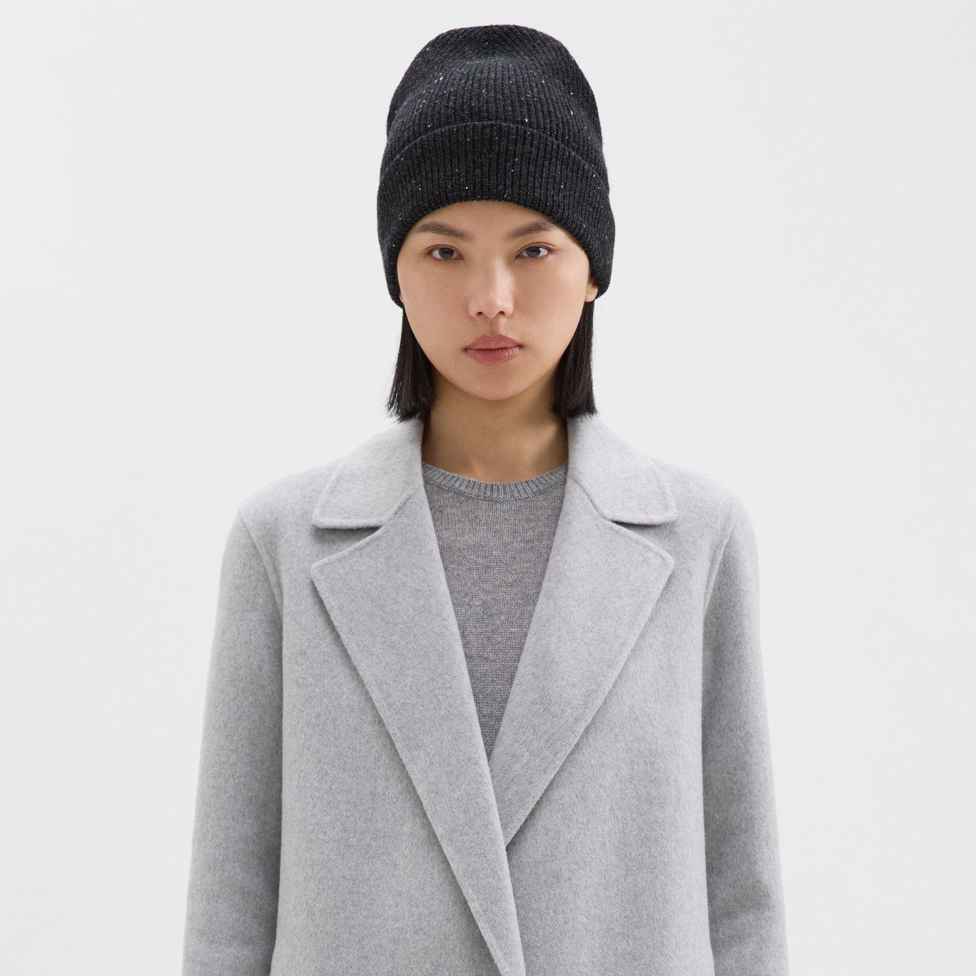 M484 Black Women Cute Bow Warm Cashmere Wool Winter Beret Beanie Hat SKI Cap