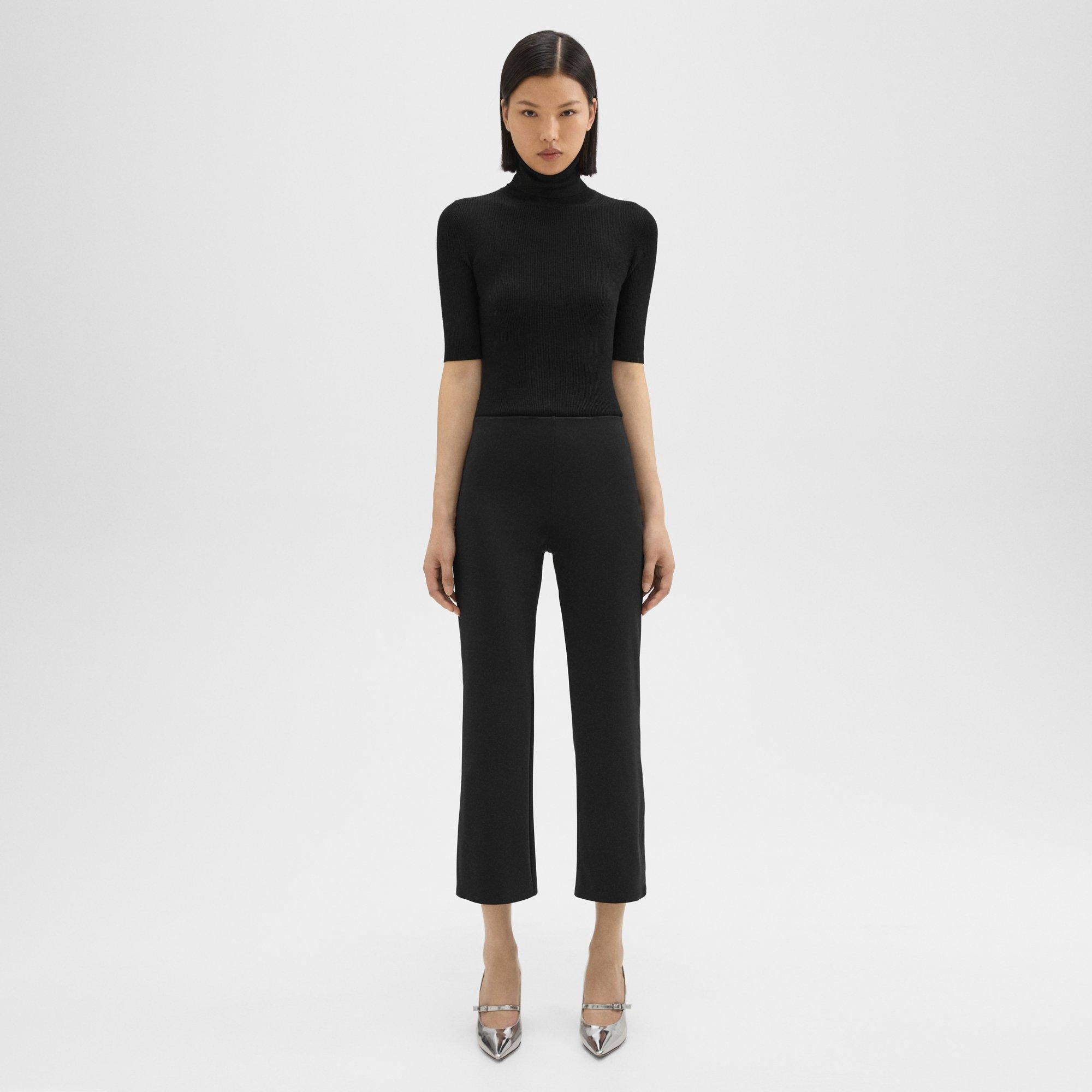 THEORY CROPPED KICK PANT IN SCUBA