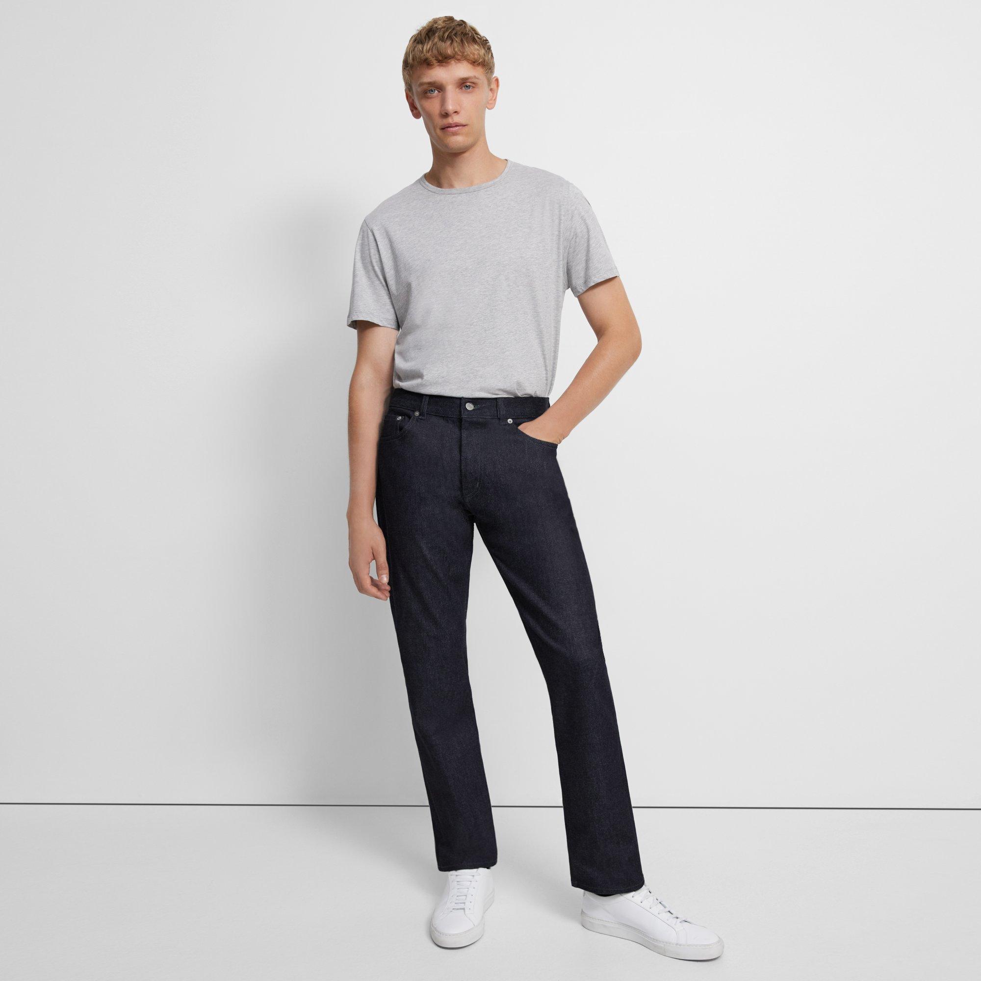 Theory Helmut Lang And Uniqlo Classic Cut Jean In Denim In Indigo