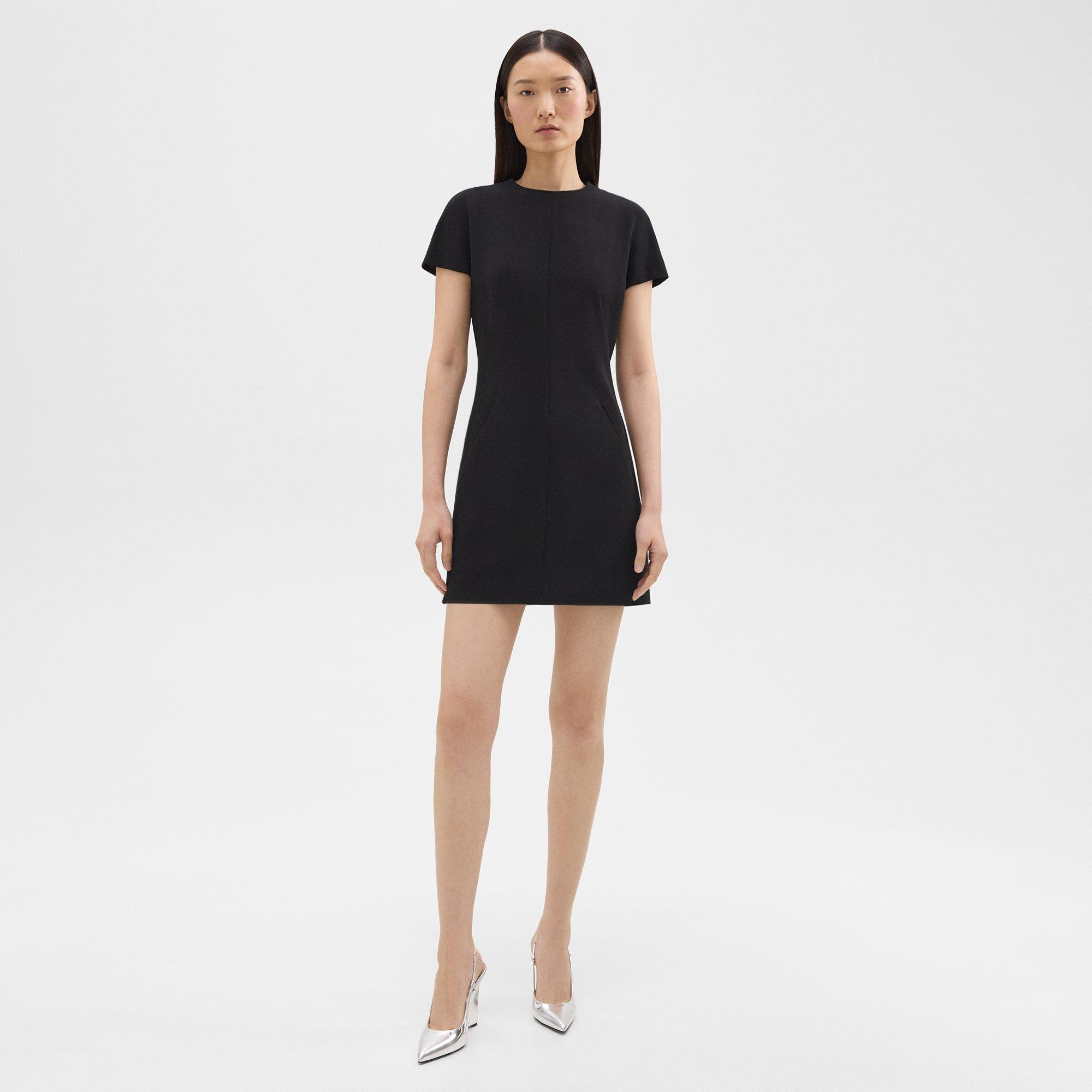 Theory Jasneah Admiral Crepe Mini Dress - 100% Exclusive In Deep Navy