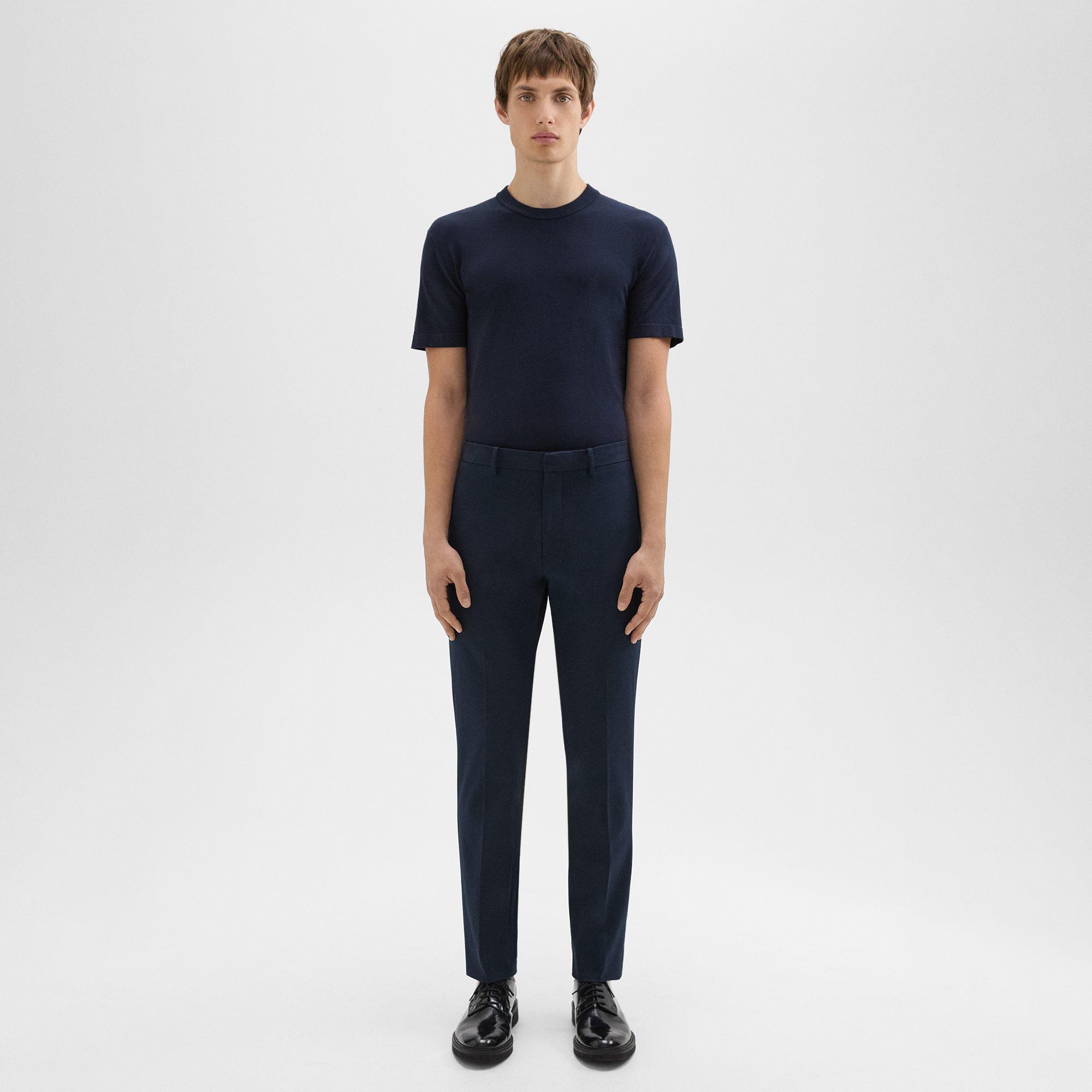 Theory Zaine Pant In Stretch Cotton In Baltic