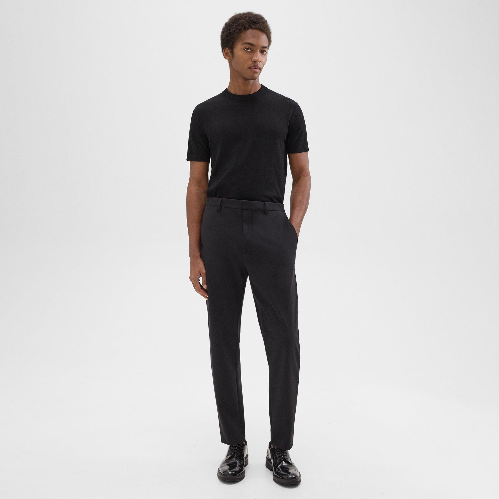 Shop Theory Curtis Pant In Precision Ponte In Black