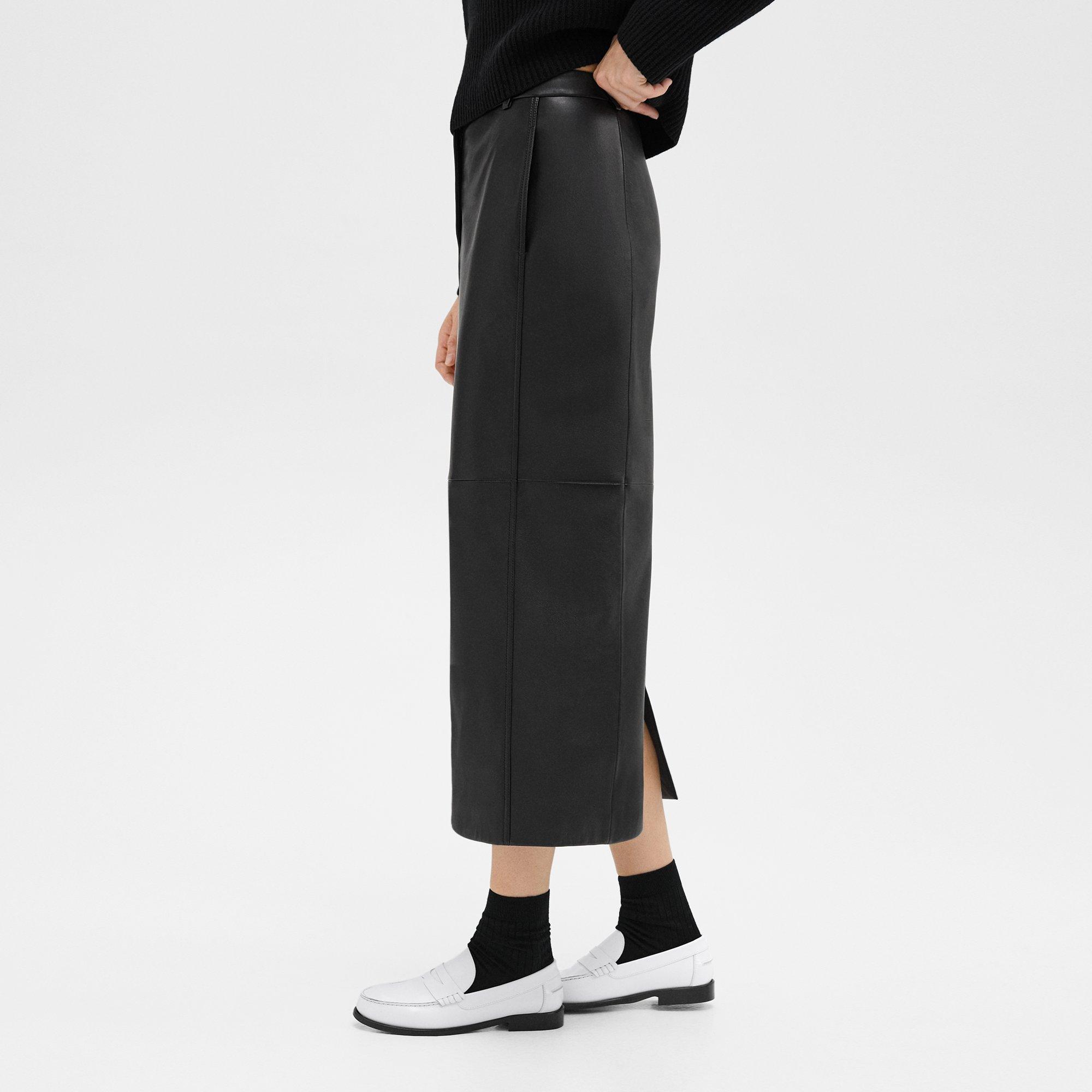 Theory City Loafer In Leather In White