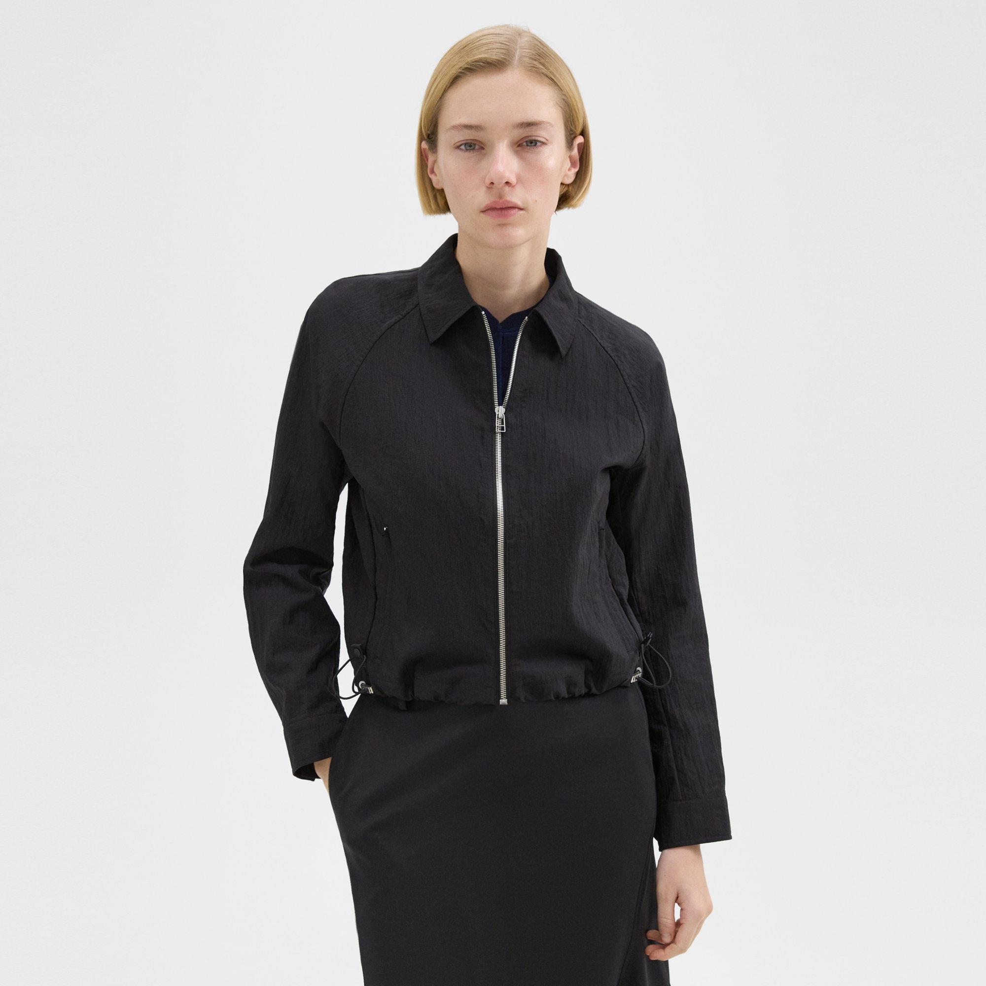 Theory Cropped Jacket In Black
