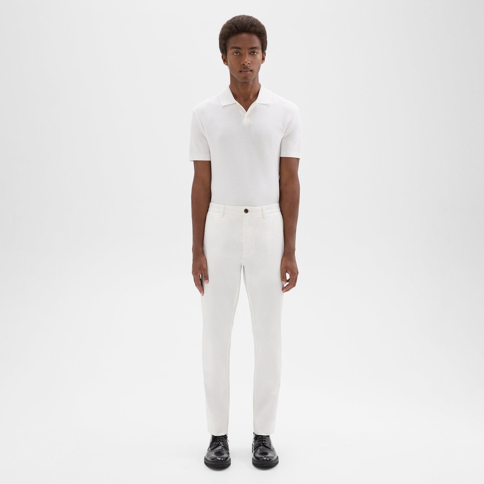 Theory Zaine Pant In Organic Cotton In White