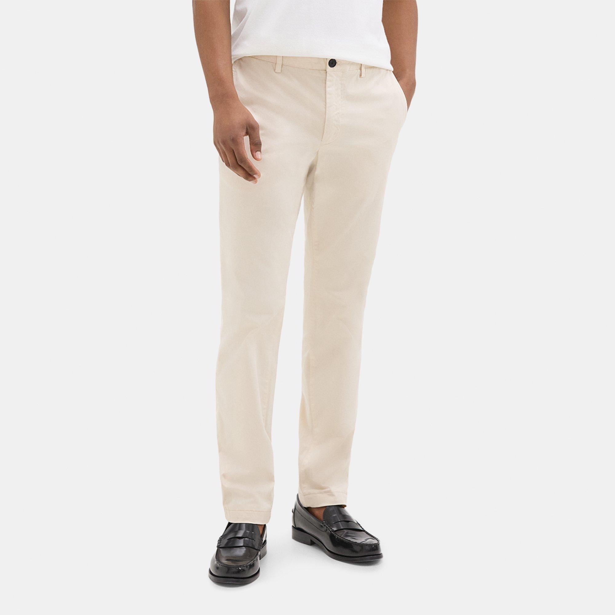 Theory Zaine Pant In Organic Cotton In New Sand