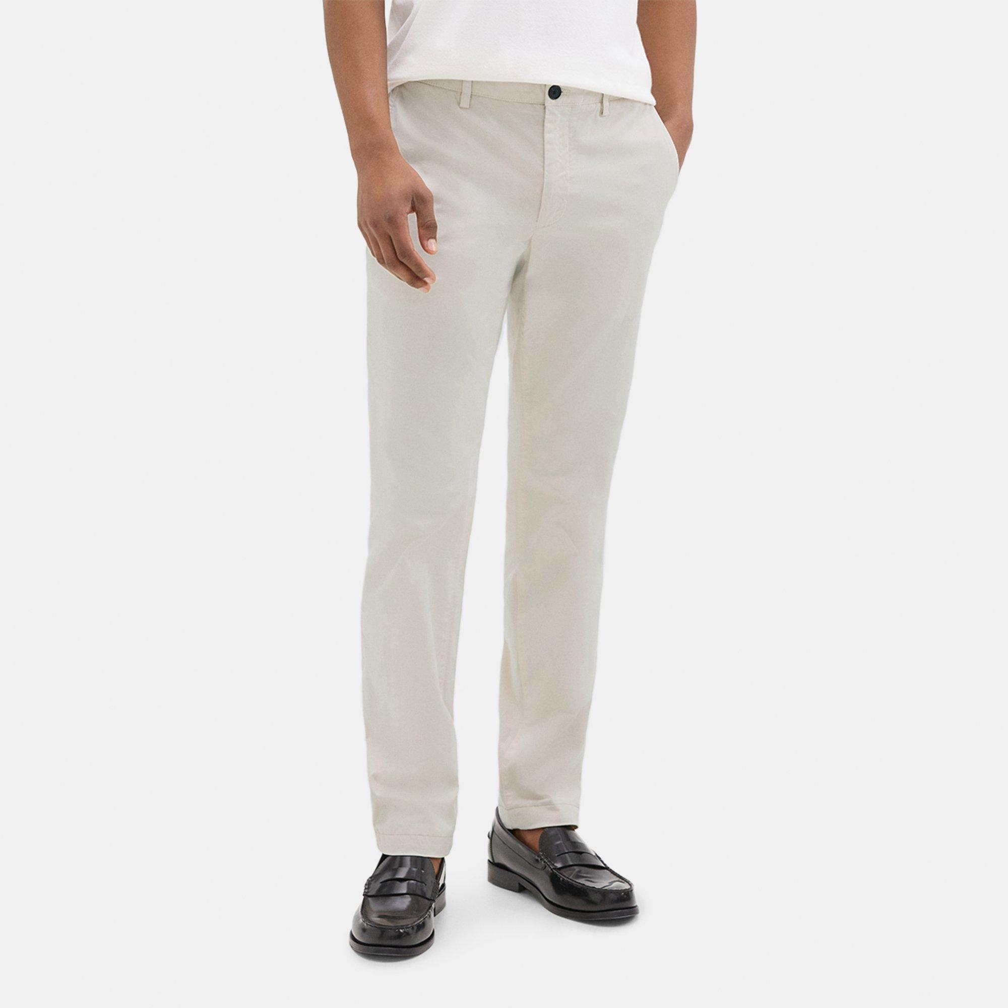 Theory Zaine Pant In Organic Cotton In Limestone