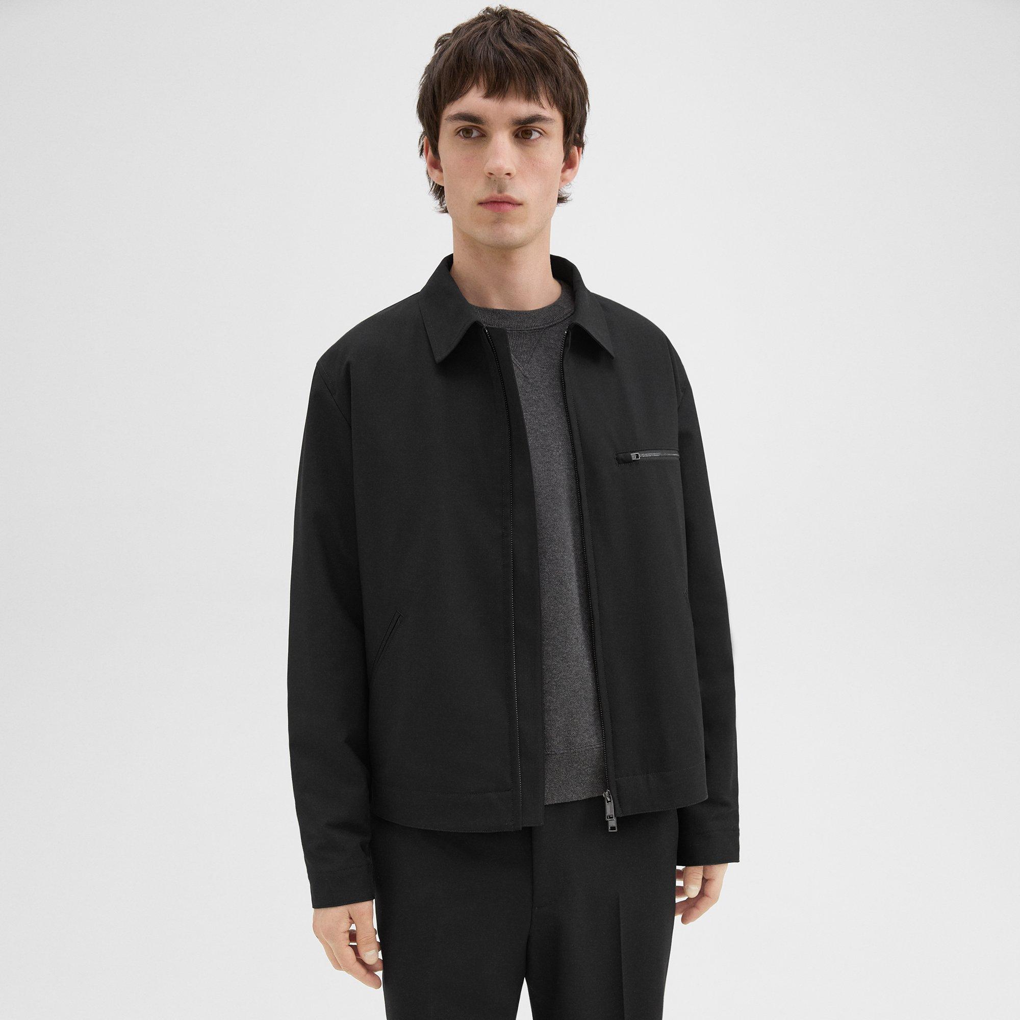 THEORY WORKWEAR JACKET IN WOOL-BLEND TWILL 