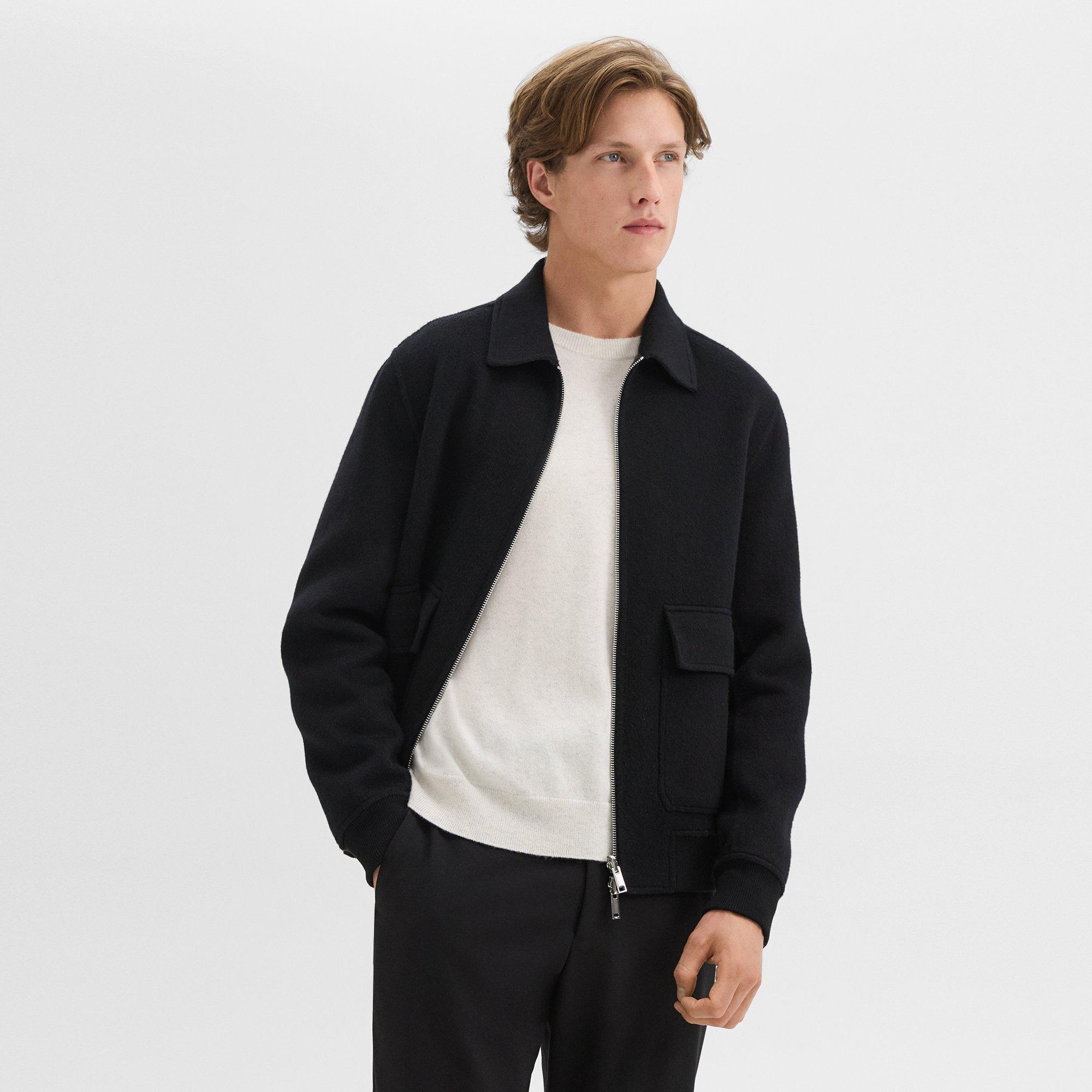 THEORY SEAN JACKET IN DOUBLE-FACE WOOL-CASHMERE 
