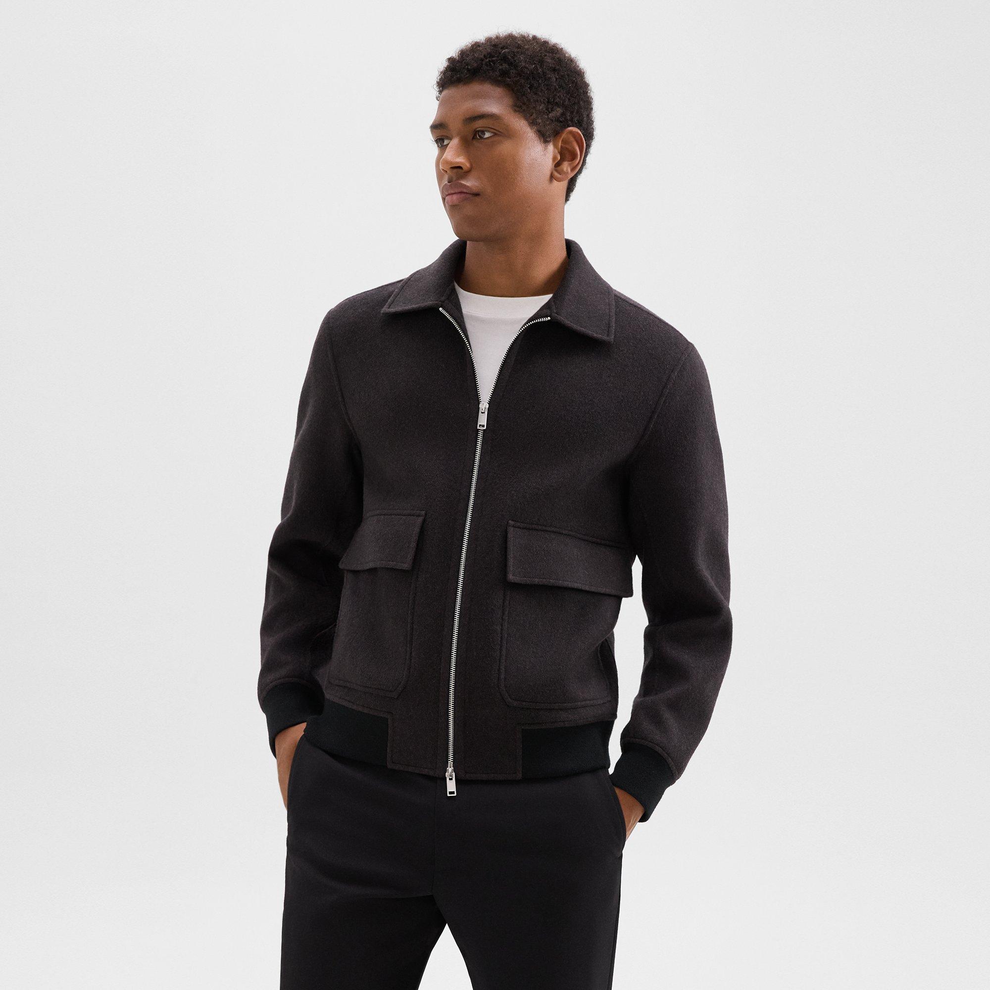 THEORY SEAN JACKET IN DOUBLE-FACE WOOL-CASHMERE 