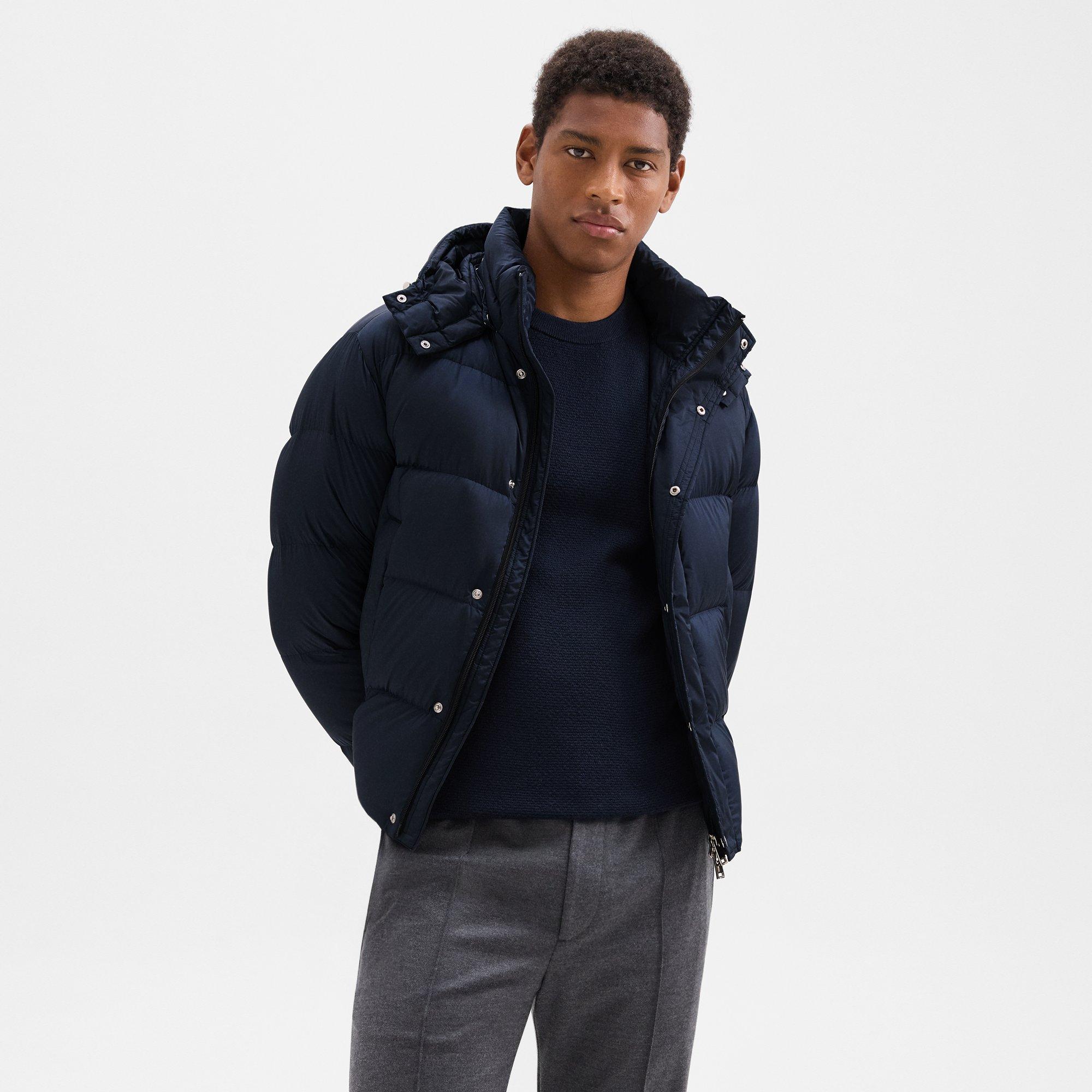THEORY PUFFER JACKET IN RECYCLED POLY 