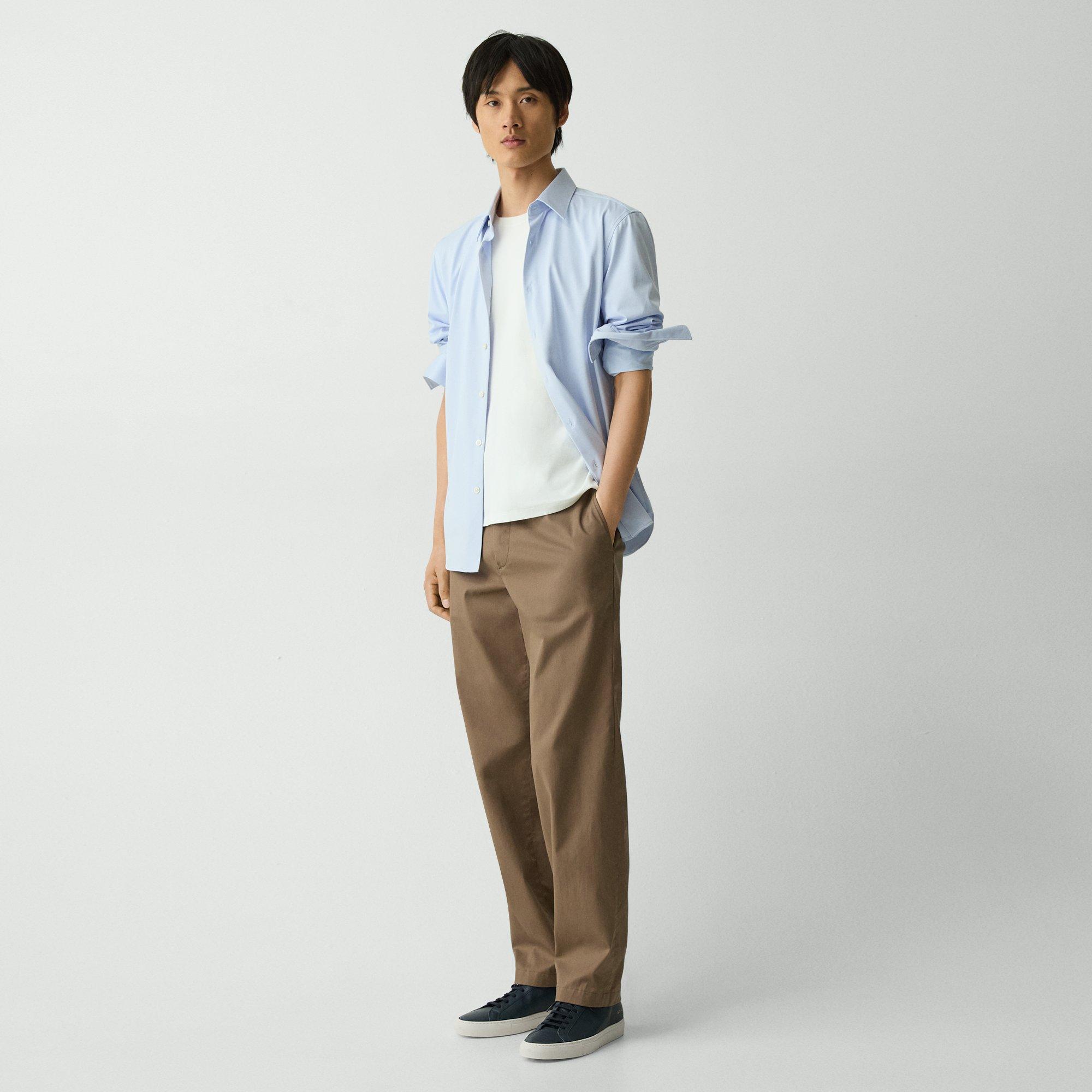 Theory Common Projects Men's Summer Achilles Sneakers In Navy