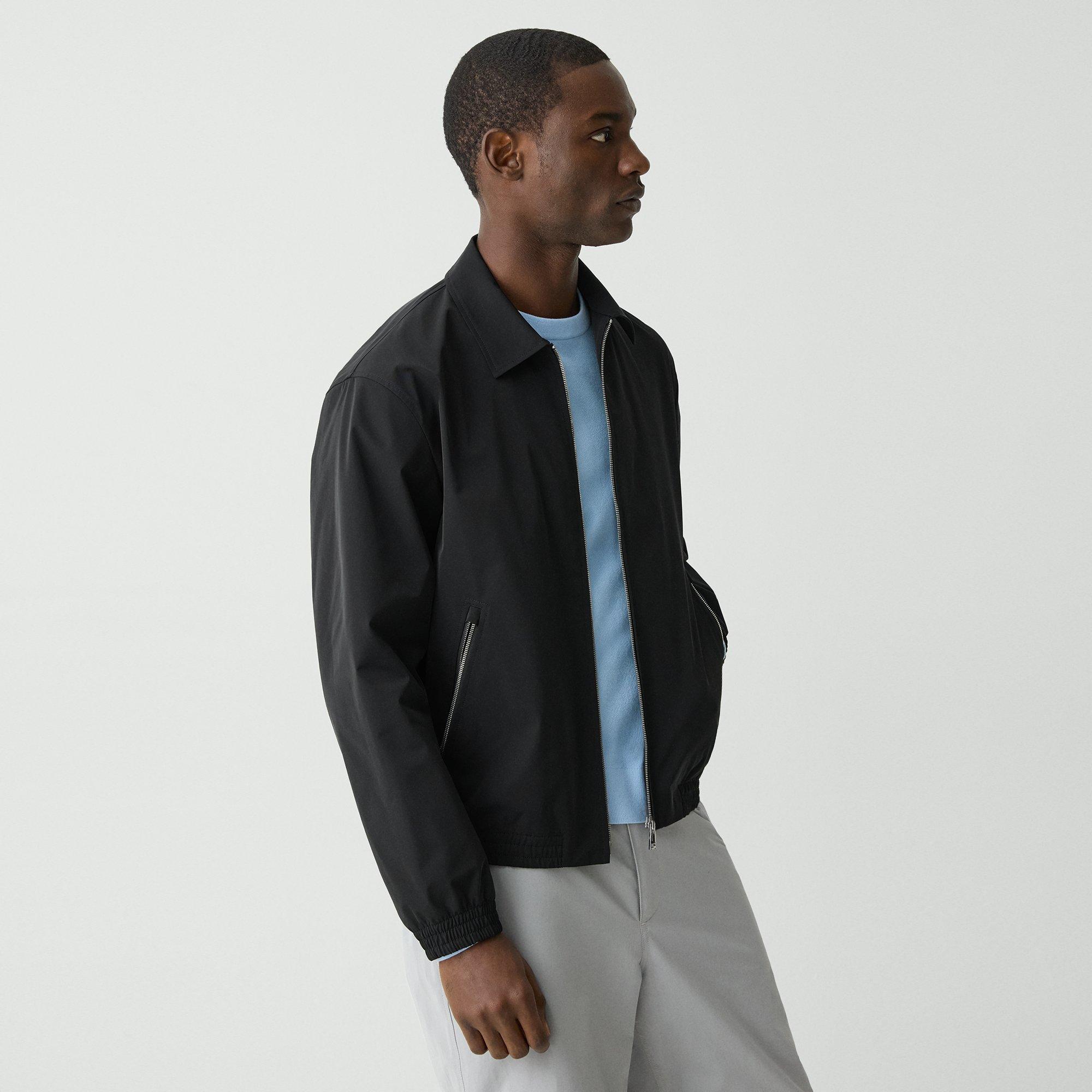 Theory Blouson Zip Jacket In Foundation Twill In Black